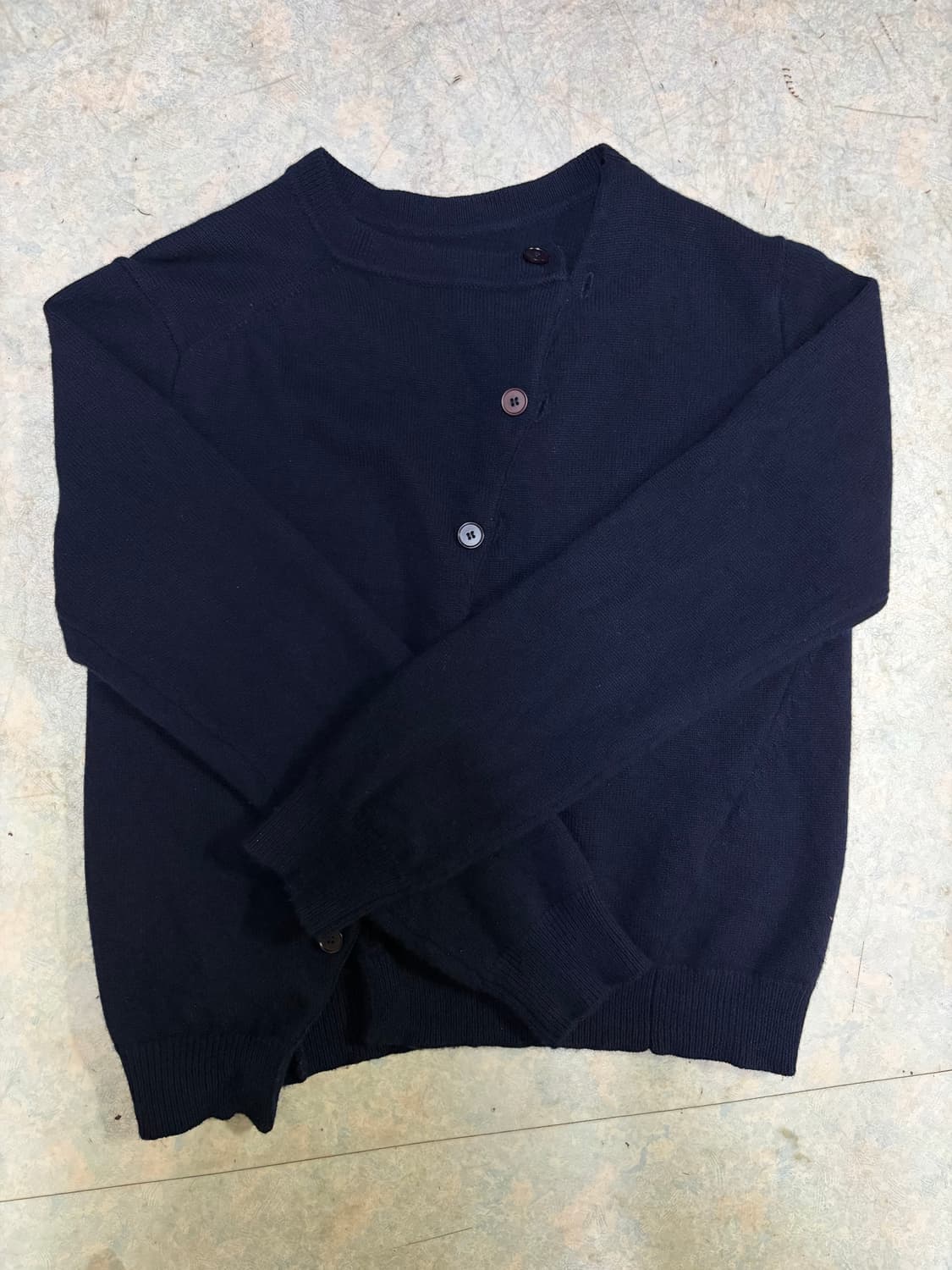 EE  2 WAY CARDIGAN NAVY XL 상품이미지4