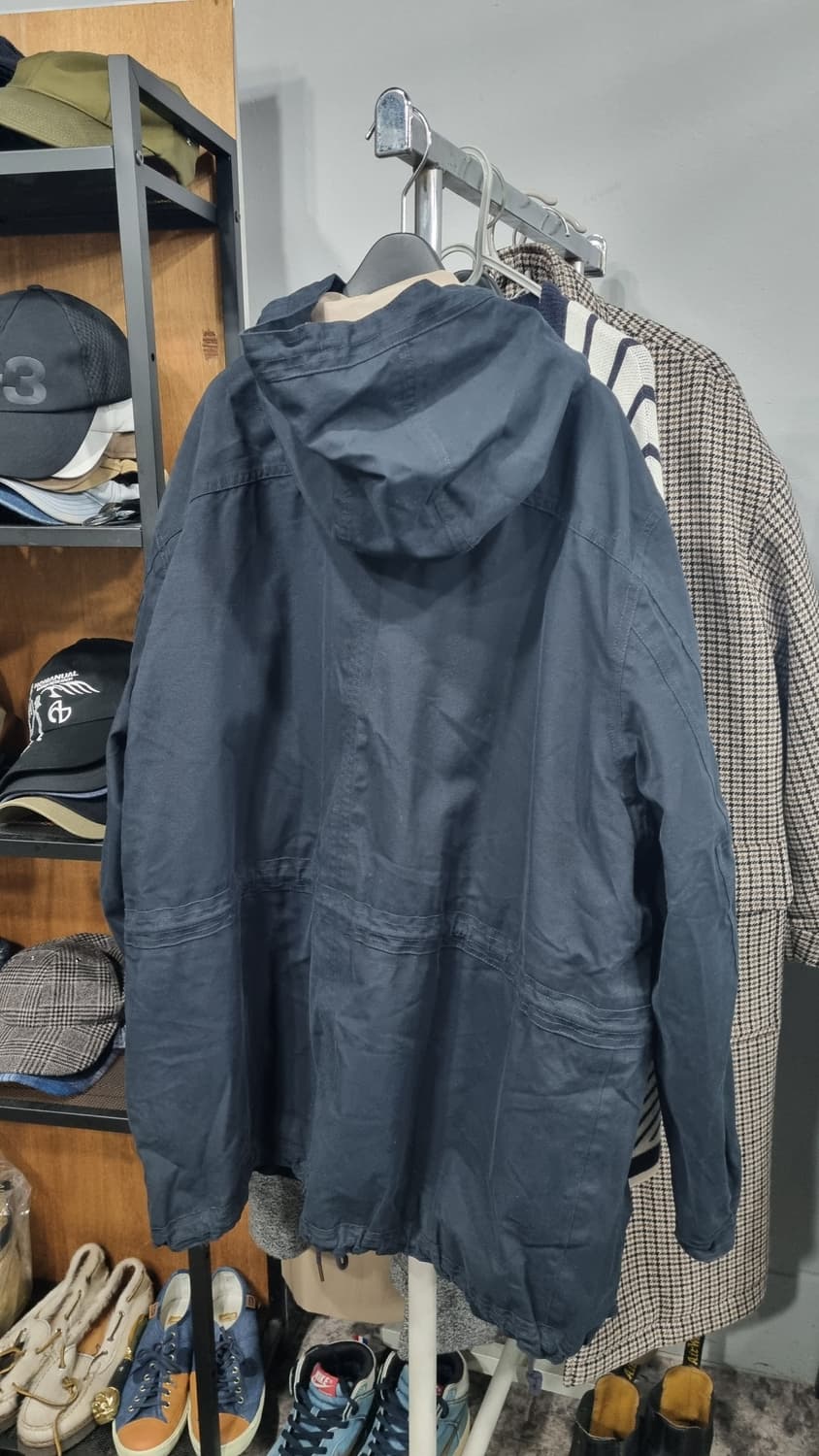 Timberland )) 차콜네이비 후드집업 야상형 점퍼 110(표기xL 상품이미지4