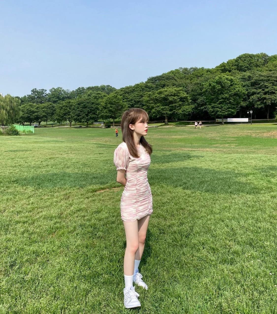체리퀴리 마블핑크 휘핑 셔링 원피스 상품이미지6