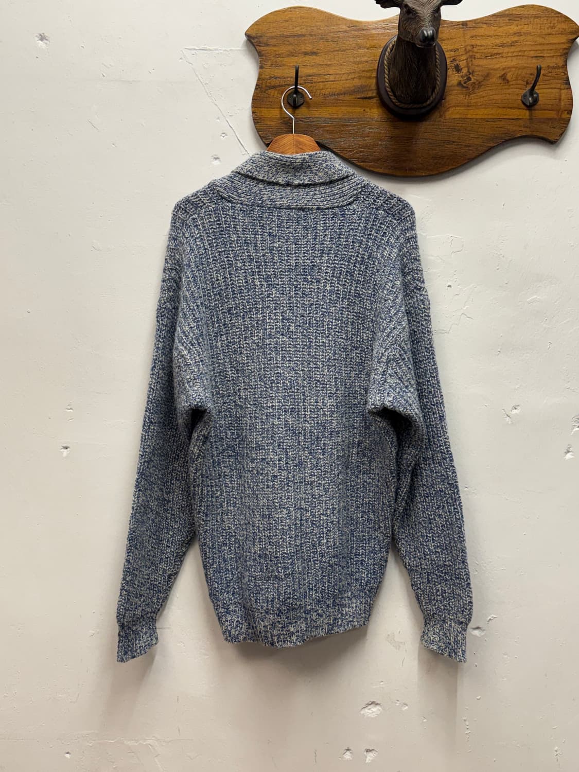 OLD ENGLAND Shawl Collar Knit Sweater 상품이미지5