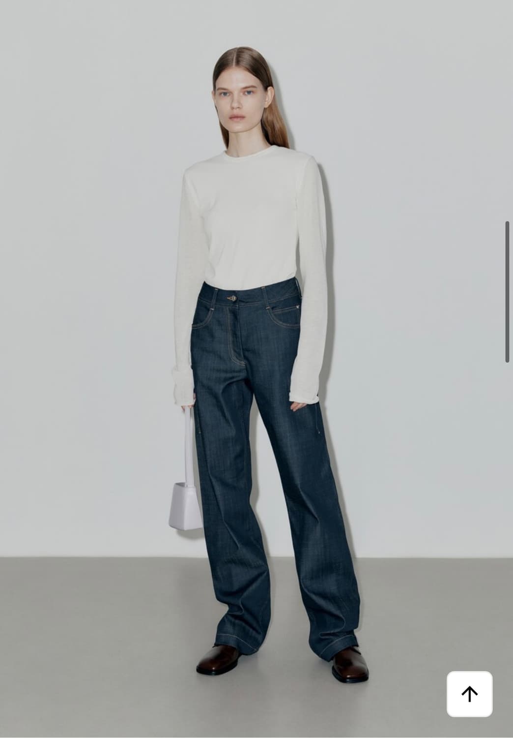 straight fit denim - indigo 상품이미지7