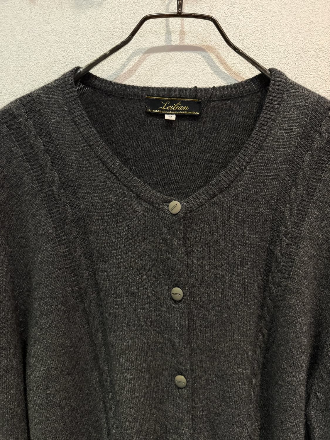 LEILIAN Cashmere100% 가디건 상품이미지1