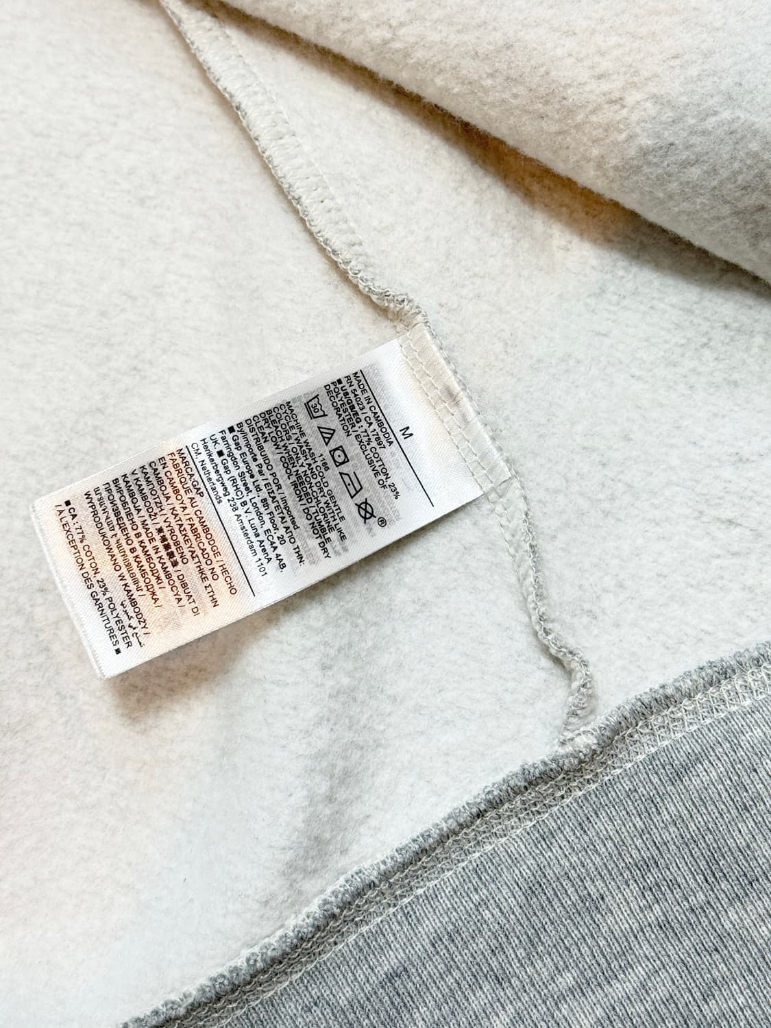 GAP 갭 후드집업 그레이 상품이미지9