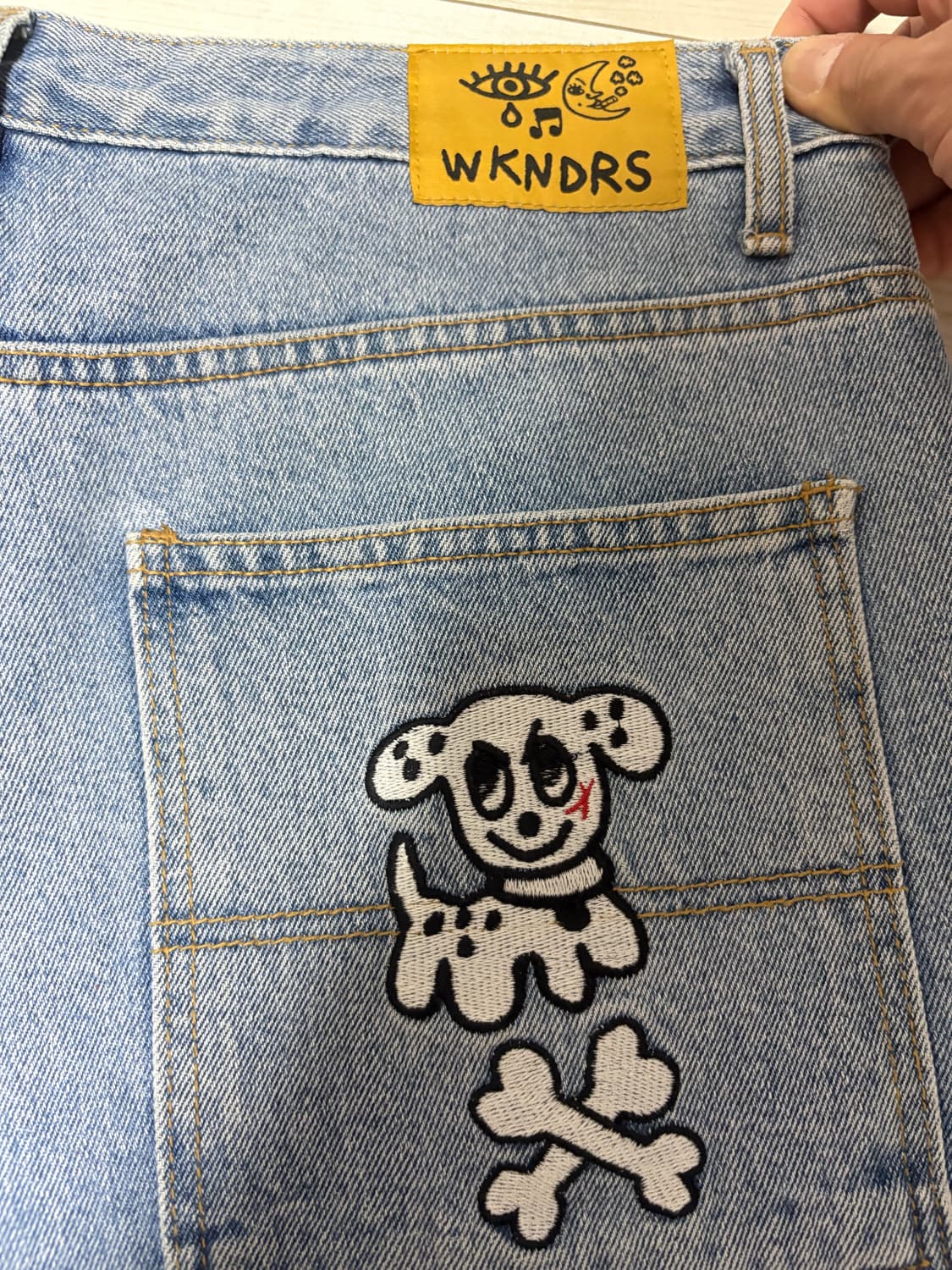 위캔더스 ISCREAM DENIM SHORTS XL사이즈 상품이미지4