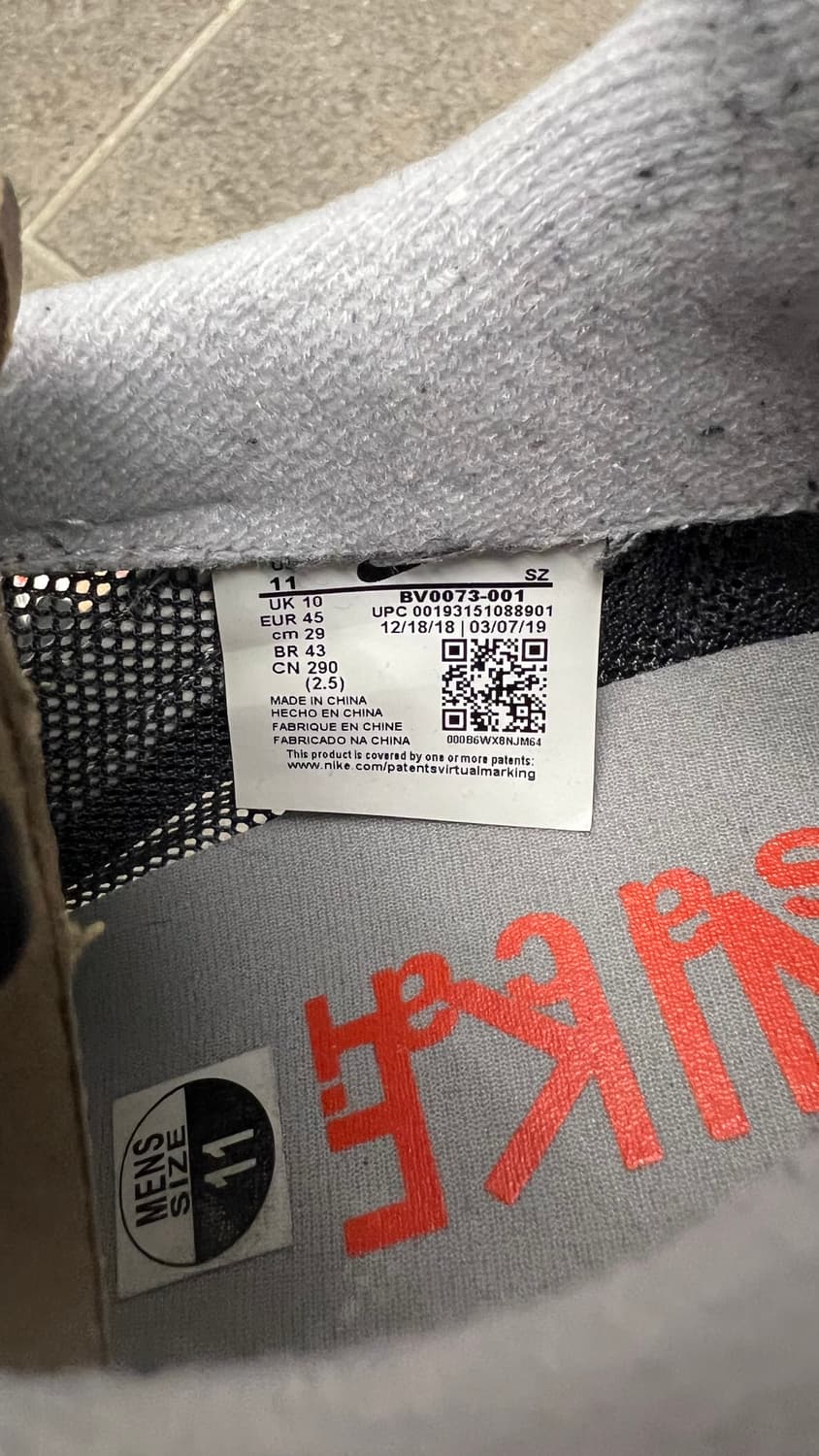 나이키 x 사카이 LD와플 블랙 상품이미지3