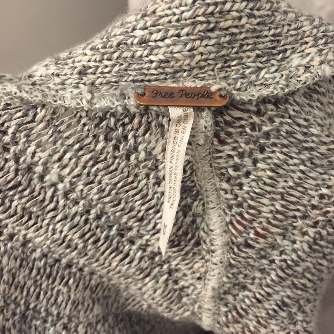 Free People 하구미 갸루 슬림핏 크롭 니트 가디건 상품이미지4