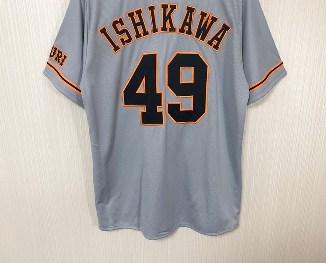 NPB 언더아머 요미우리자이언츠 어센틱 원정유니폼 M #49 이시카와 상품이미지10