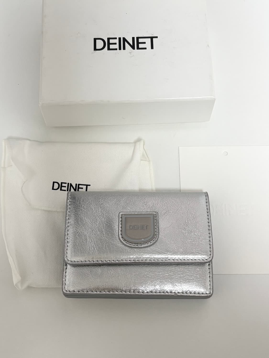 다이닛 지갑 실버 - 1번 착용  상품이미지2