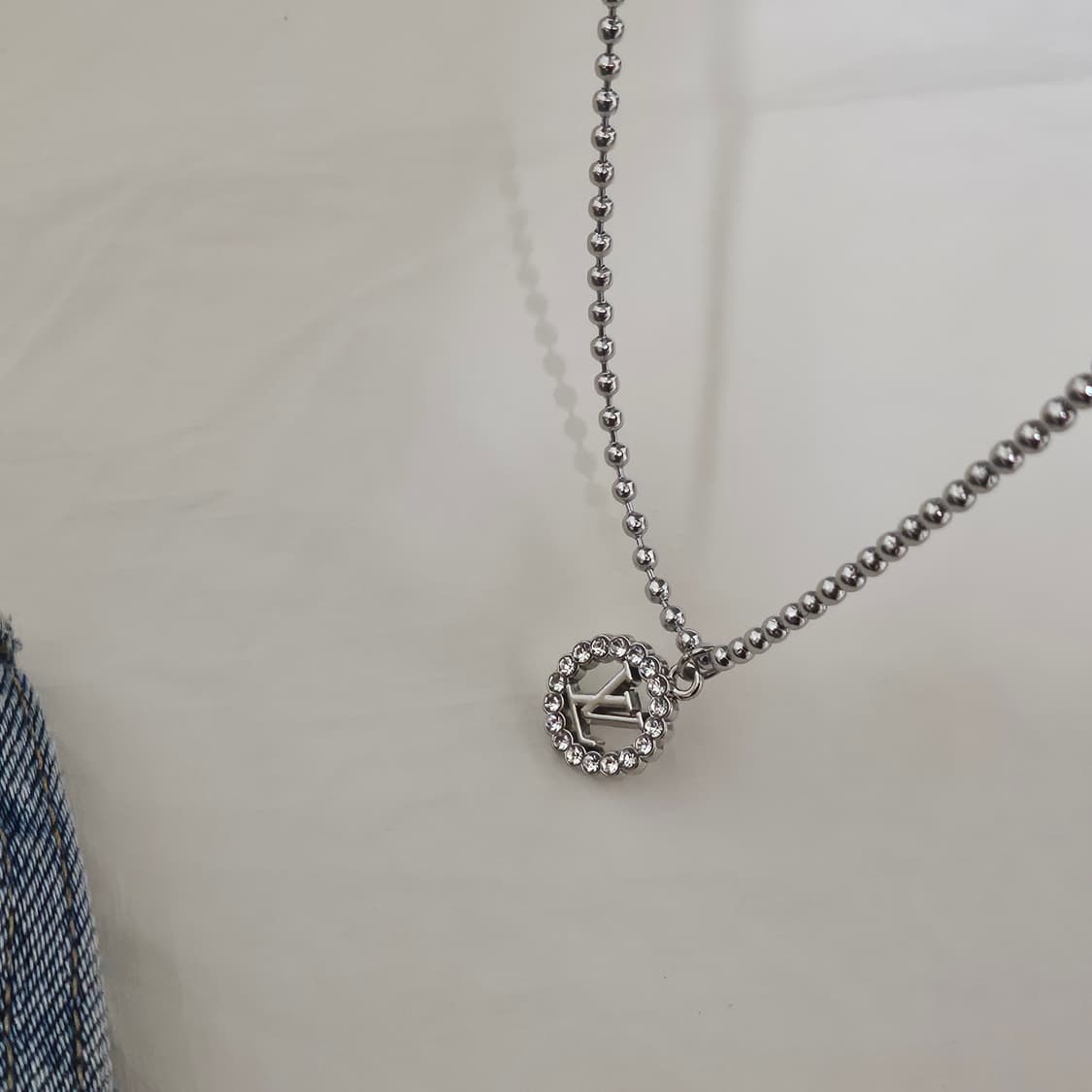 루이비통 빈티지 업사이클링 남자목걸이 남여공용 상품이미지1