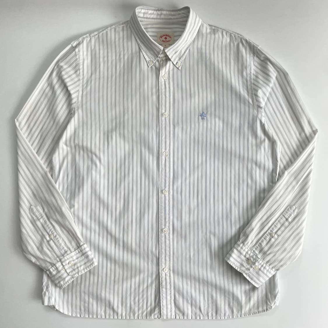 Brooks Brothers  브룩스 브라더스 자수 스트라이프 셔츠 상품이미지2