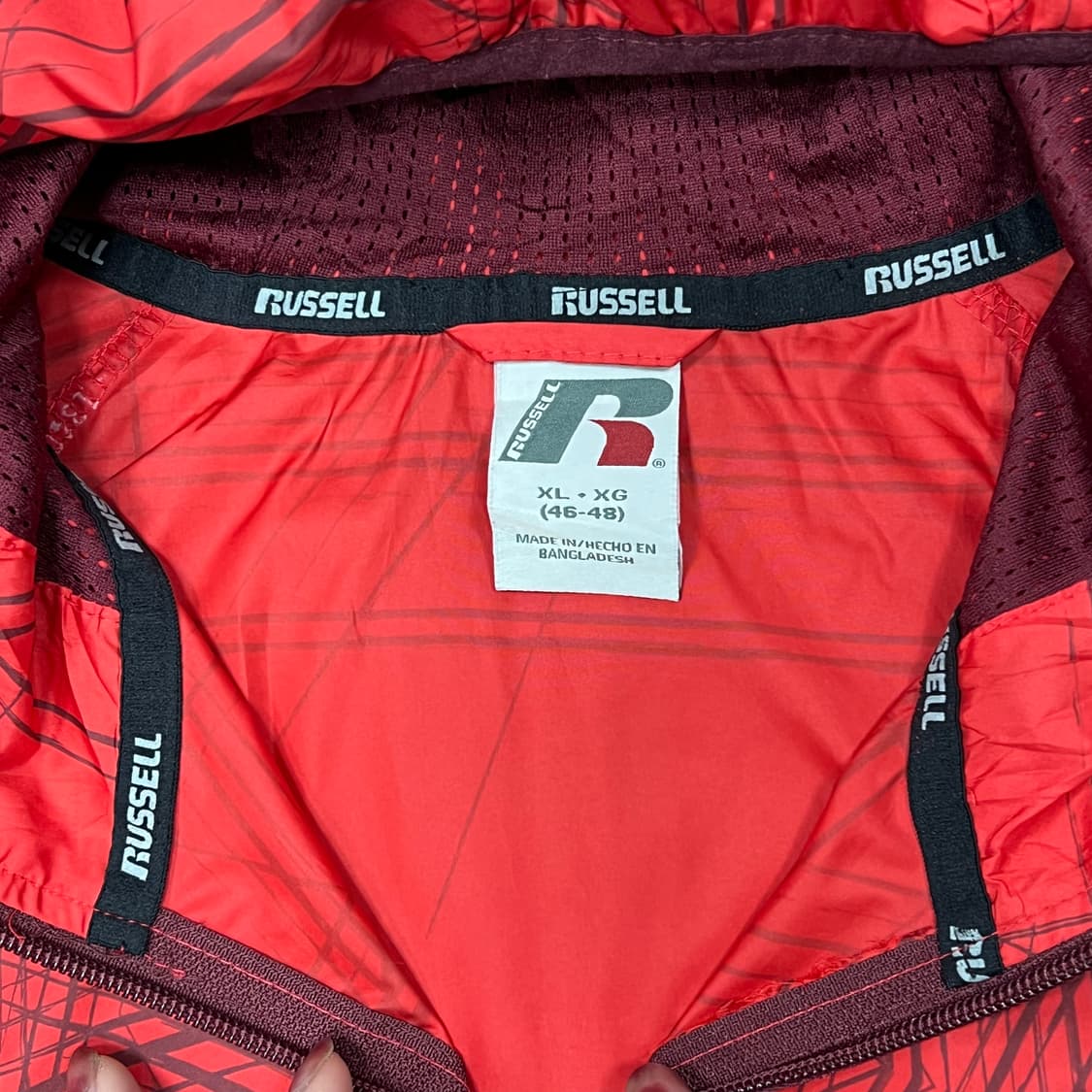 러셀 패턴 바람막이 v0725 상품이미지6