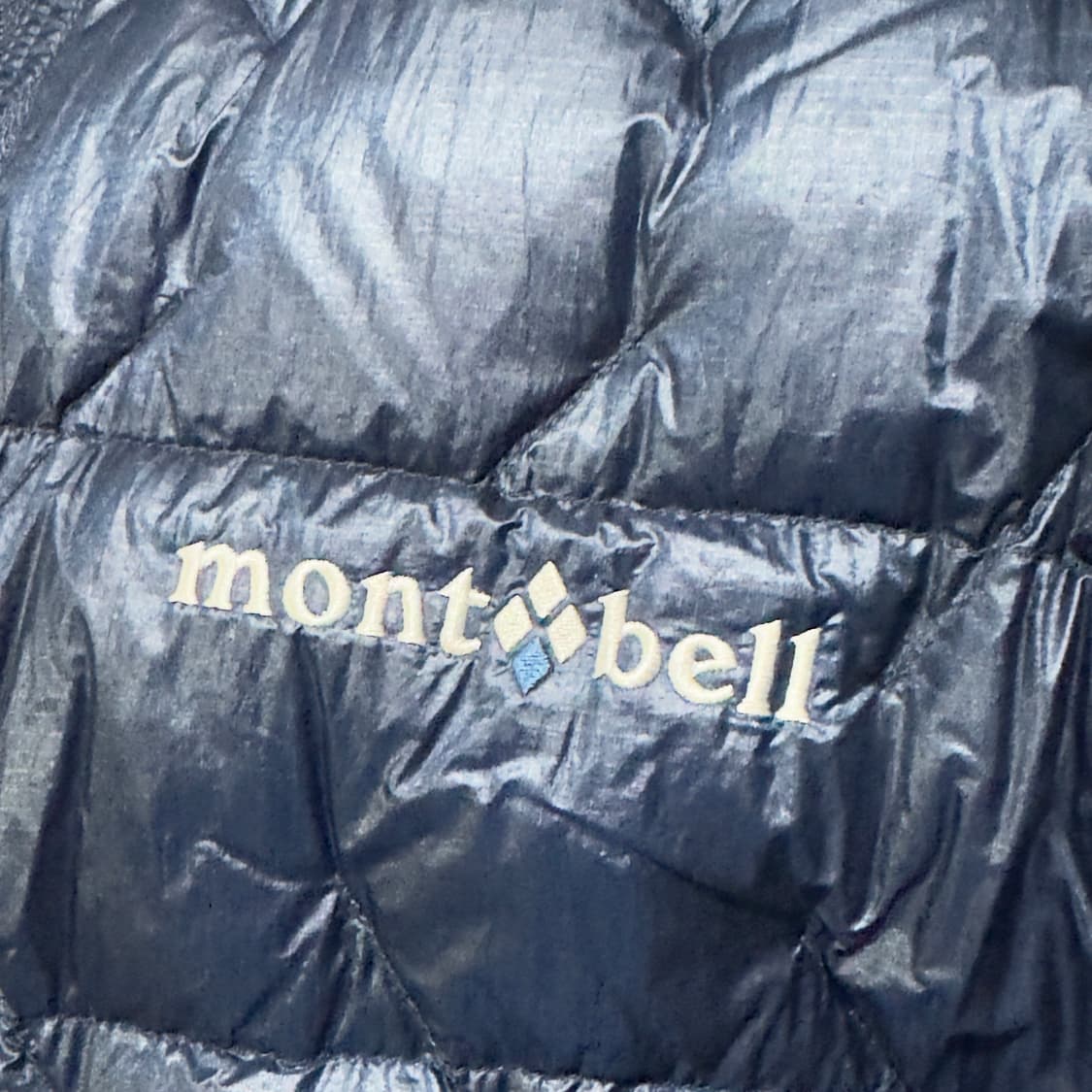 (95) 몽벨 경량 패딩 블루 블랙  상품이미지3