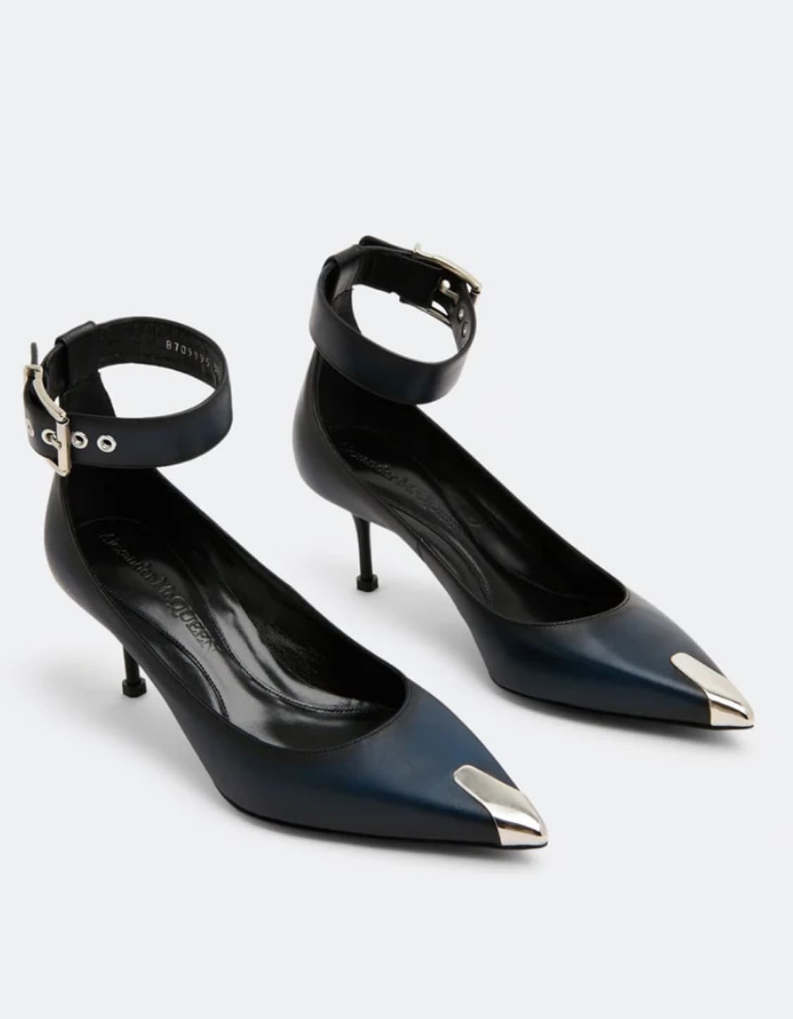 Alexander McQueen 알렉산더 맥퀸 펑크 앵클 스트랩 펌프스 상품이미지1