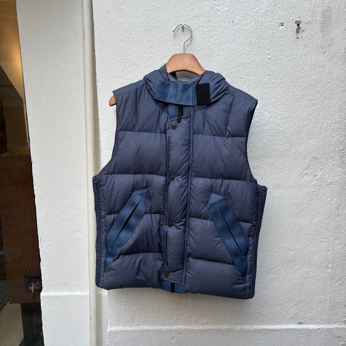 씨피컴퍼니 나일론 고글 푸퍼 후디드 베스트 상품이미지4