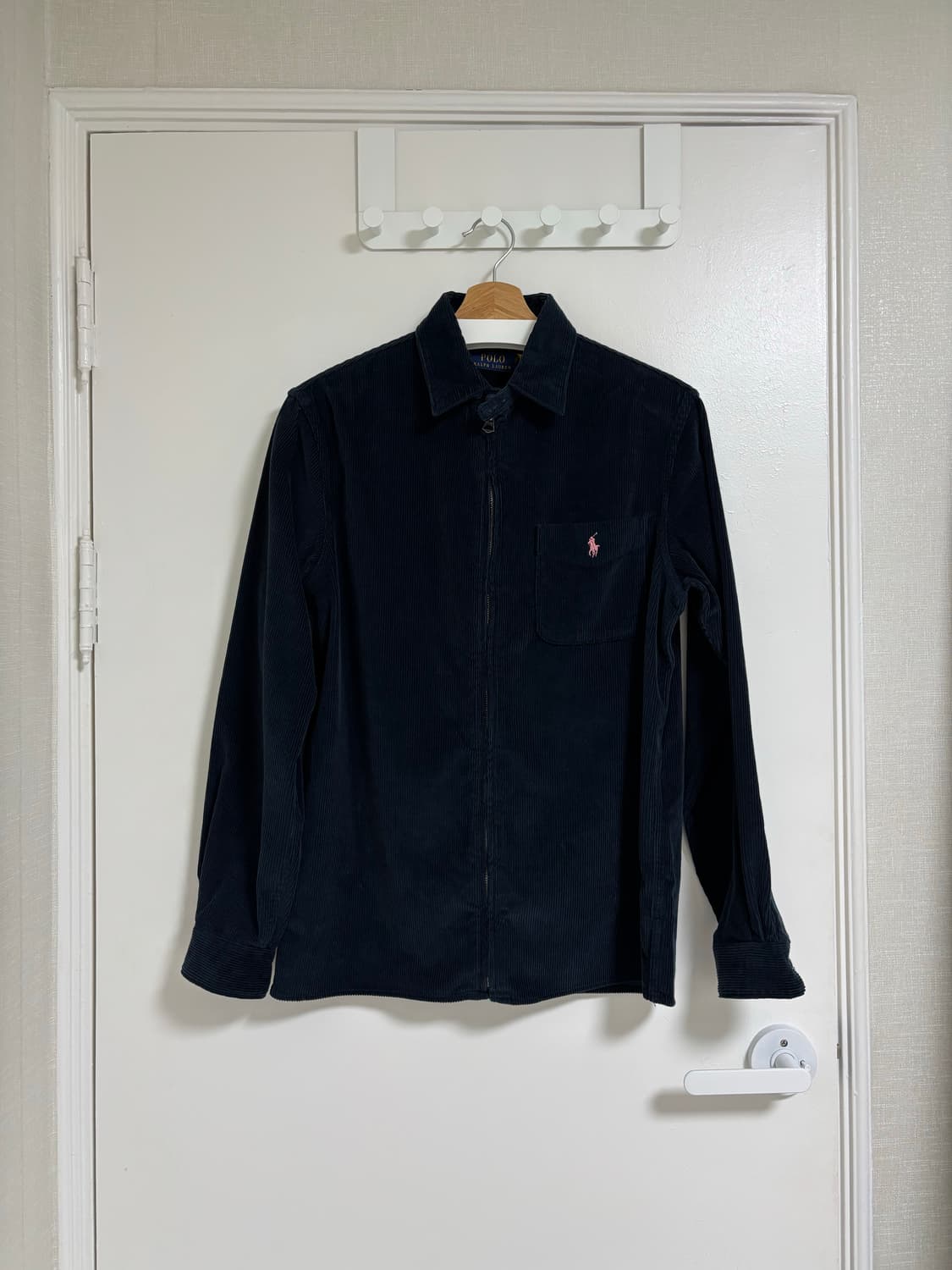 폴로 랄프로렌 코듀로이 집업 셔츠 자켓 네이비 s 상품이미지4