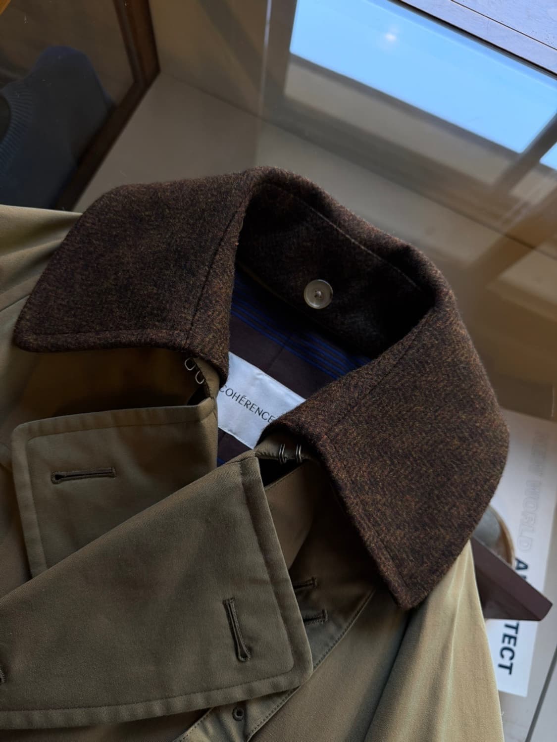 COHERENCE 코히어런스 트렌치 코트 100 상품이미지3