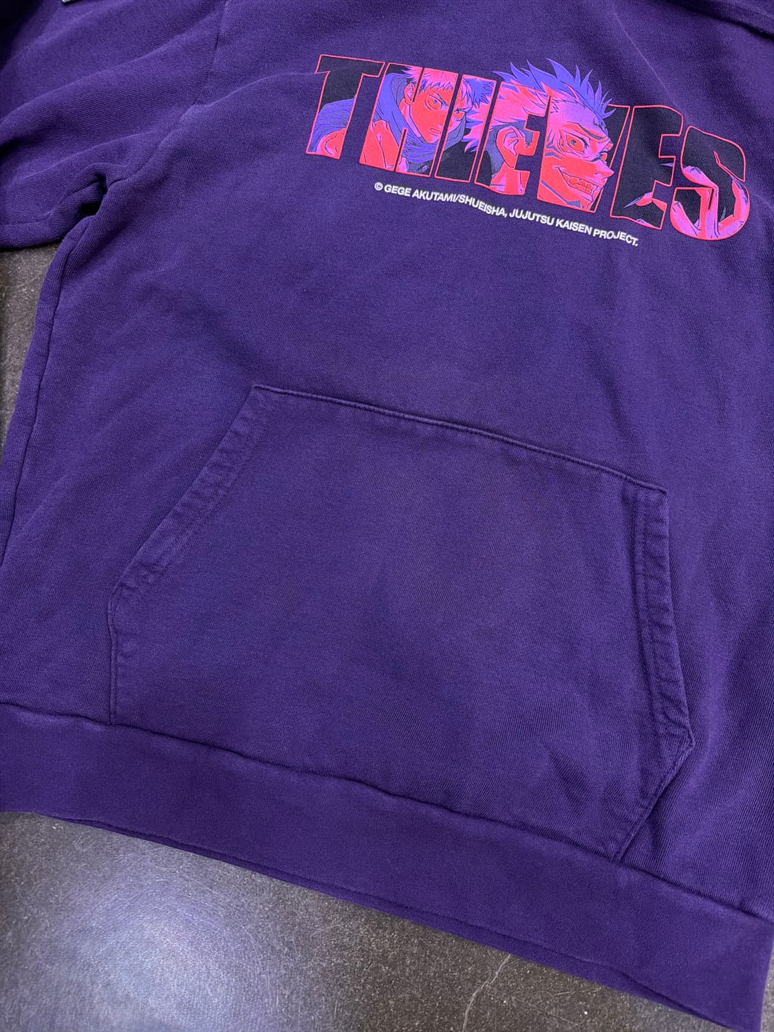 100 Thieves USA 메이드 주술회전 공식 후드티 후디 M 상품이미지5