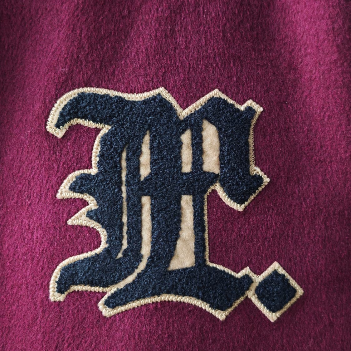 LMC 엘엠씨 팀 울 바시티 자켓 버건디 L 상품이미지8