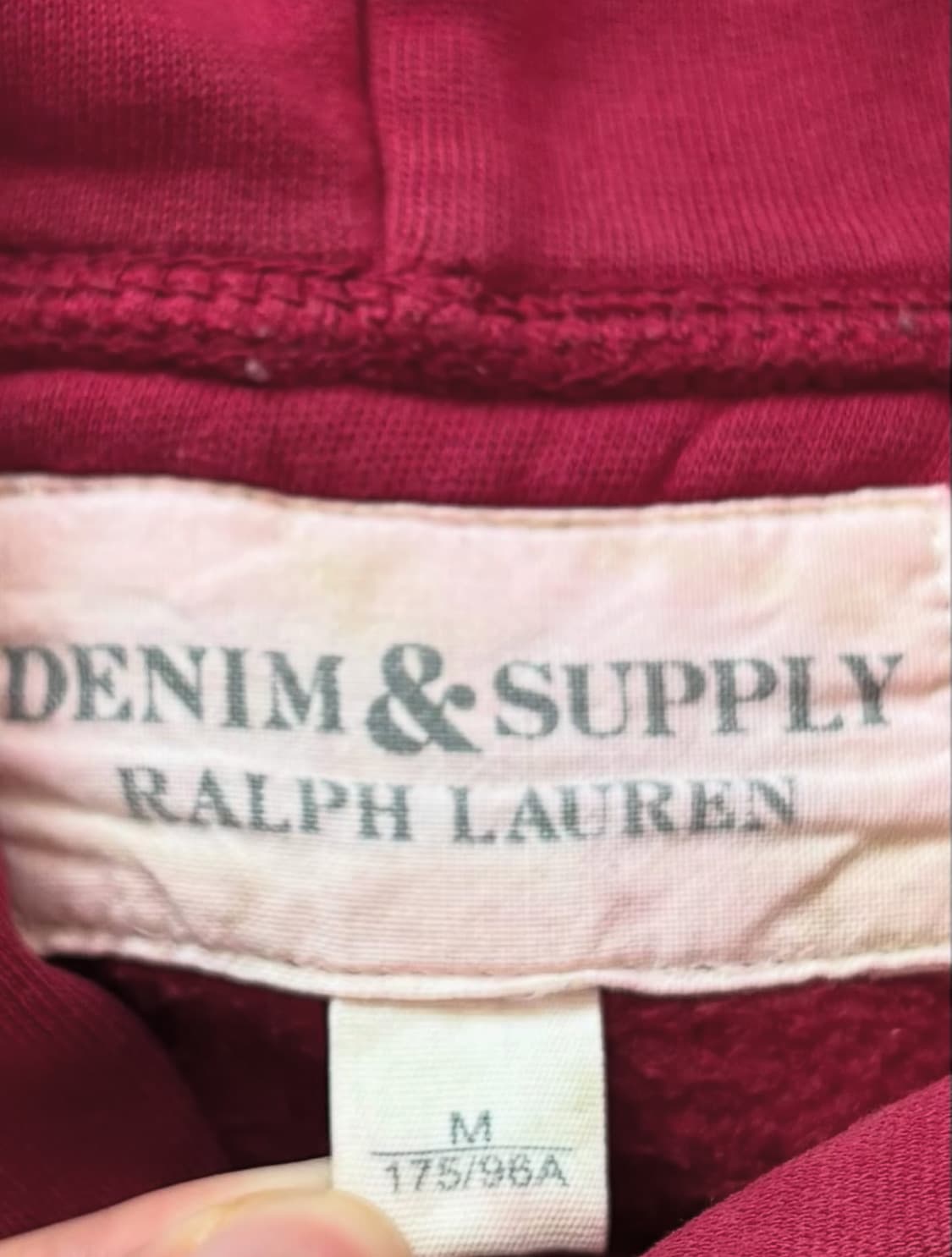 Polo denim&suply 폴로데님엔서플라이 레드 성조기 후드티 상품이미지7