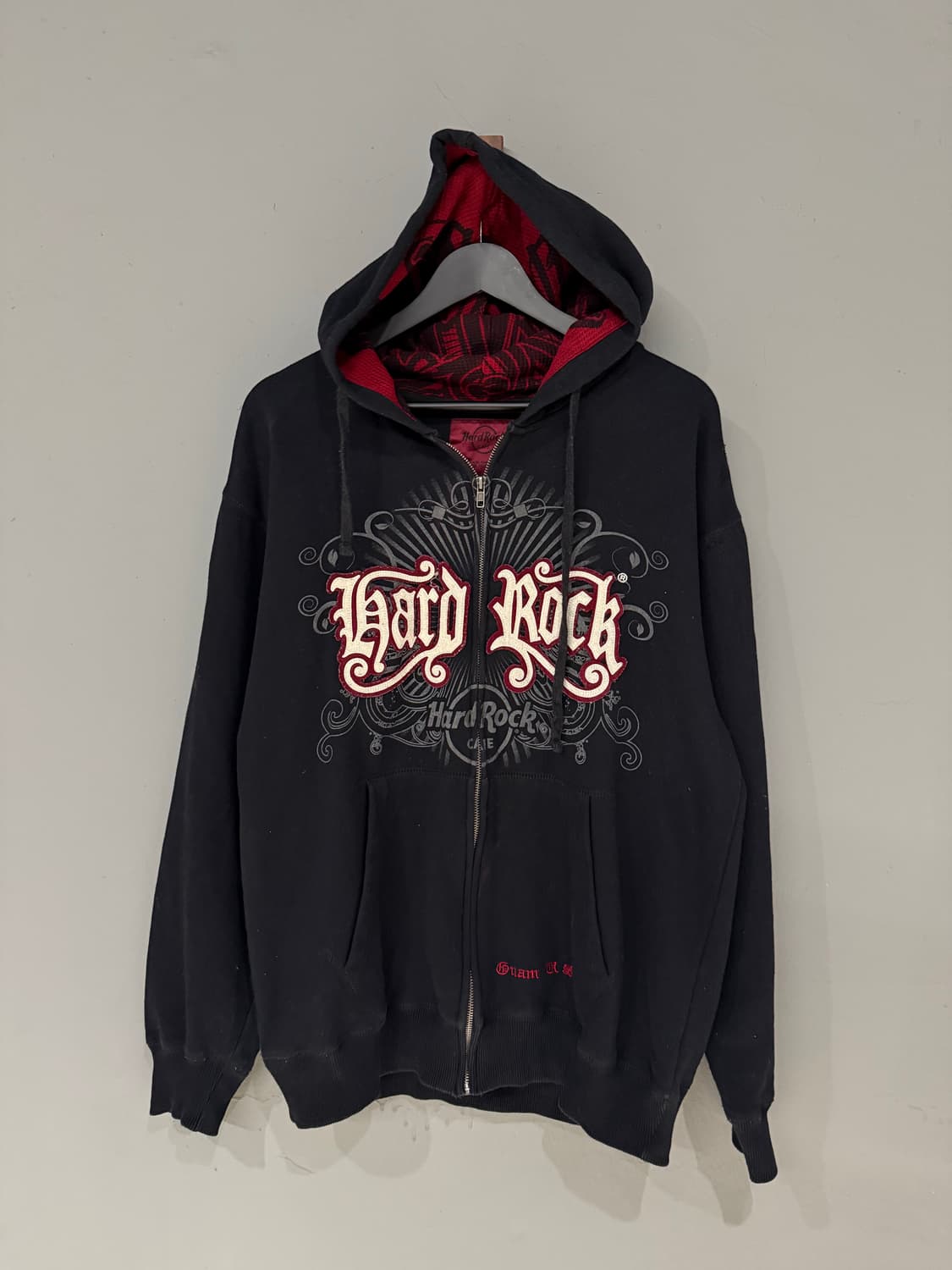 hard rock cafe lettering hood zip-up  상품이미지5