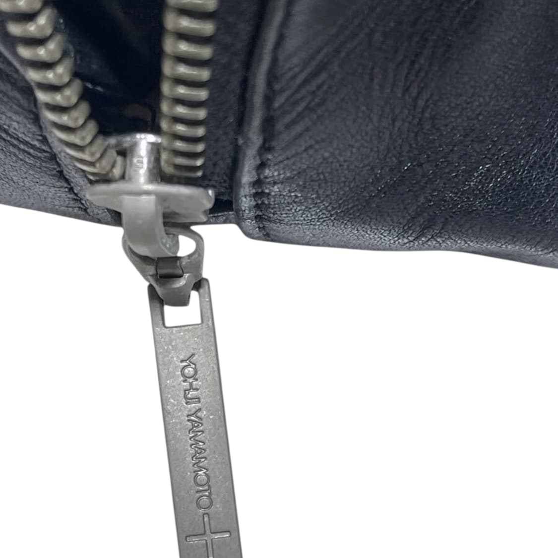 요지 야마모토 느와르 zip 가죽 토트백 상품이미지5