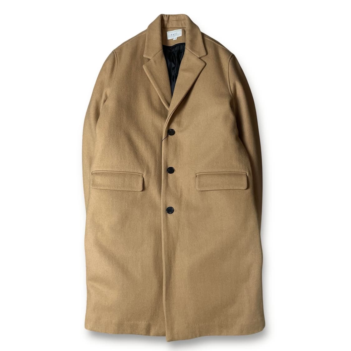 PATI 베이지 울 싱글 코트 L 상품이미지1