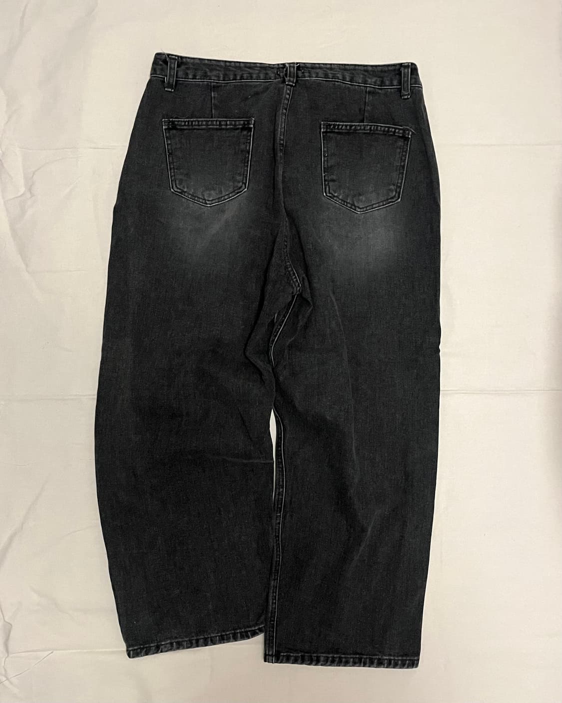 black denim wide pants 상품이미지2