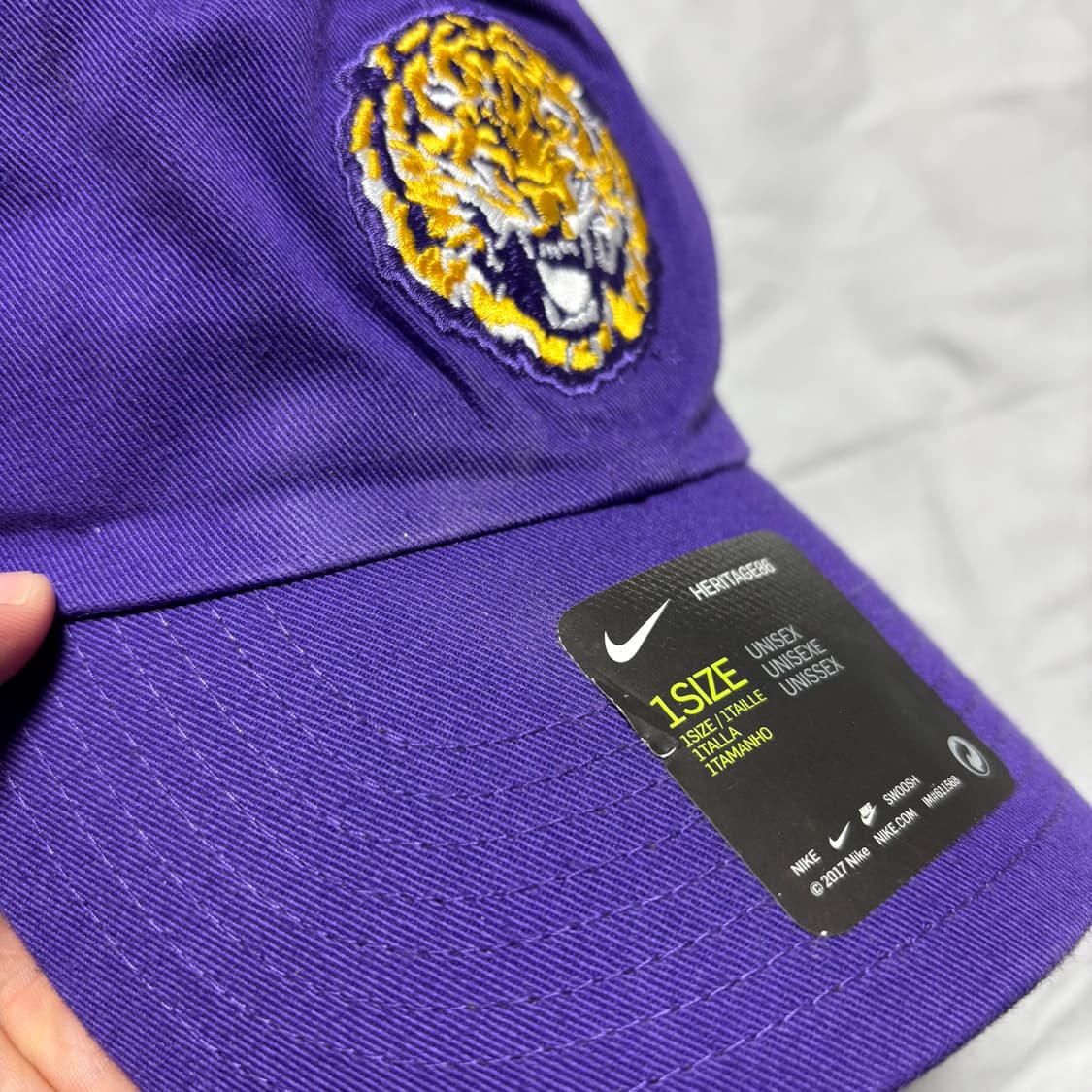 나이키 퍼플 LSU 타이거즈 헤리티지86 볼캡 상품이미지3