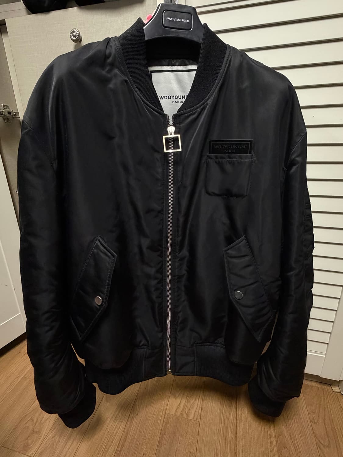 우영미 마원 백로고 ma-1 50사이즈+옷걸이 상품이미지2