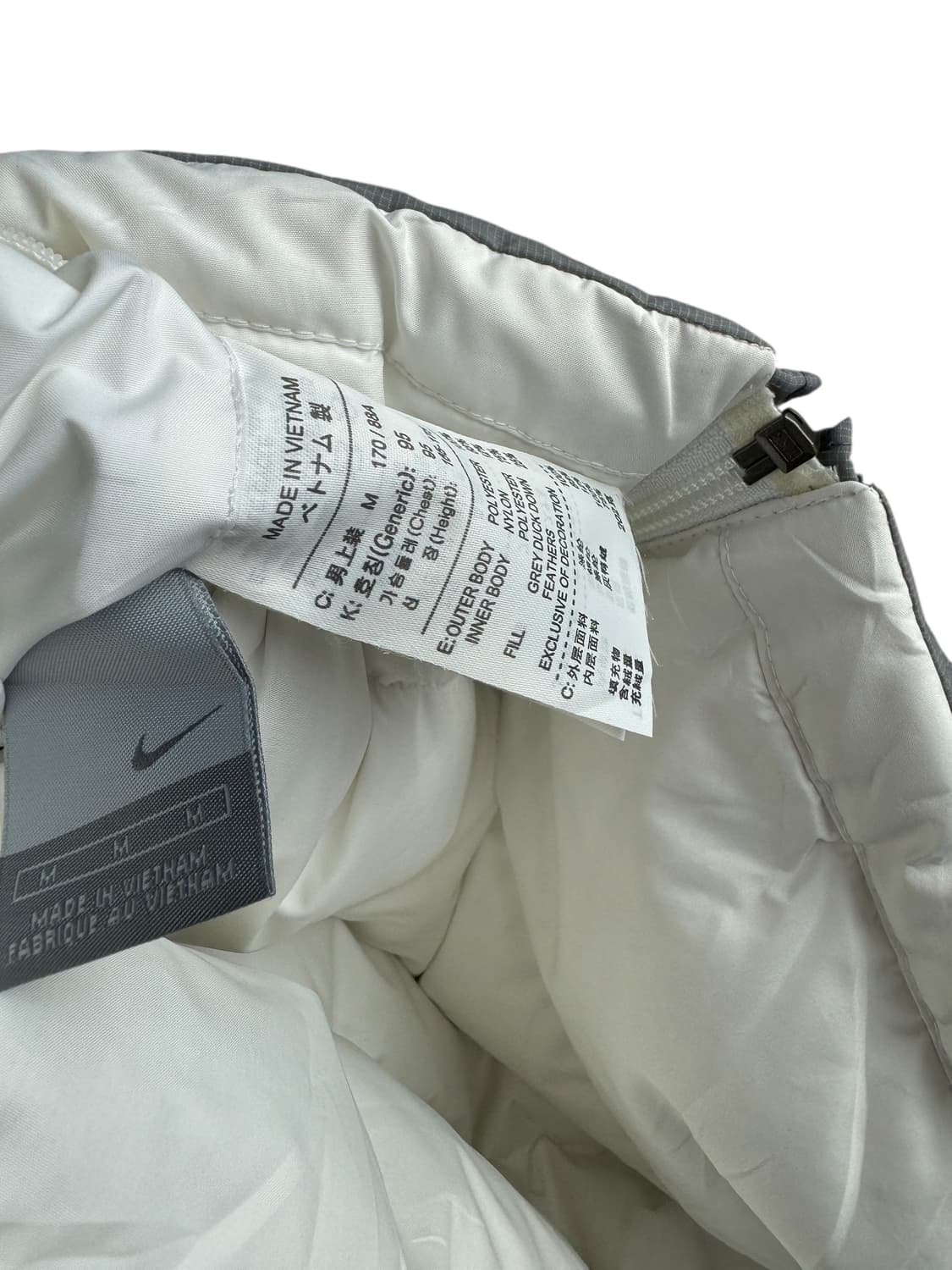 나이키 리버시블 그레이화이트 패딩1539 상품이미지5