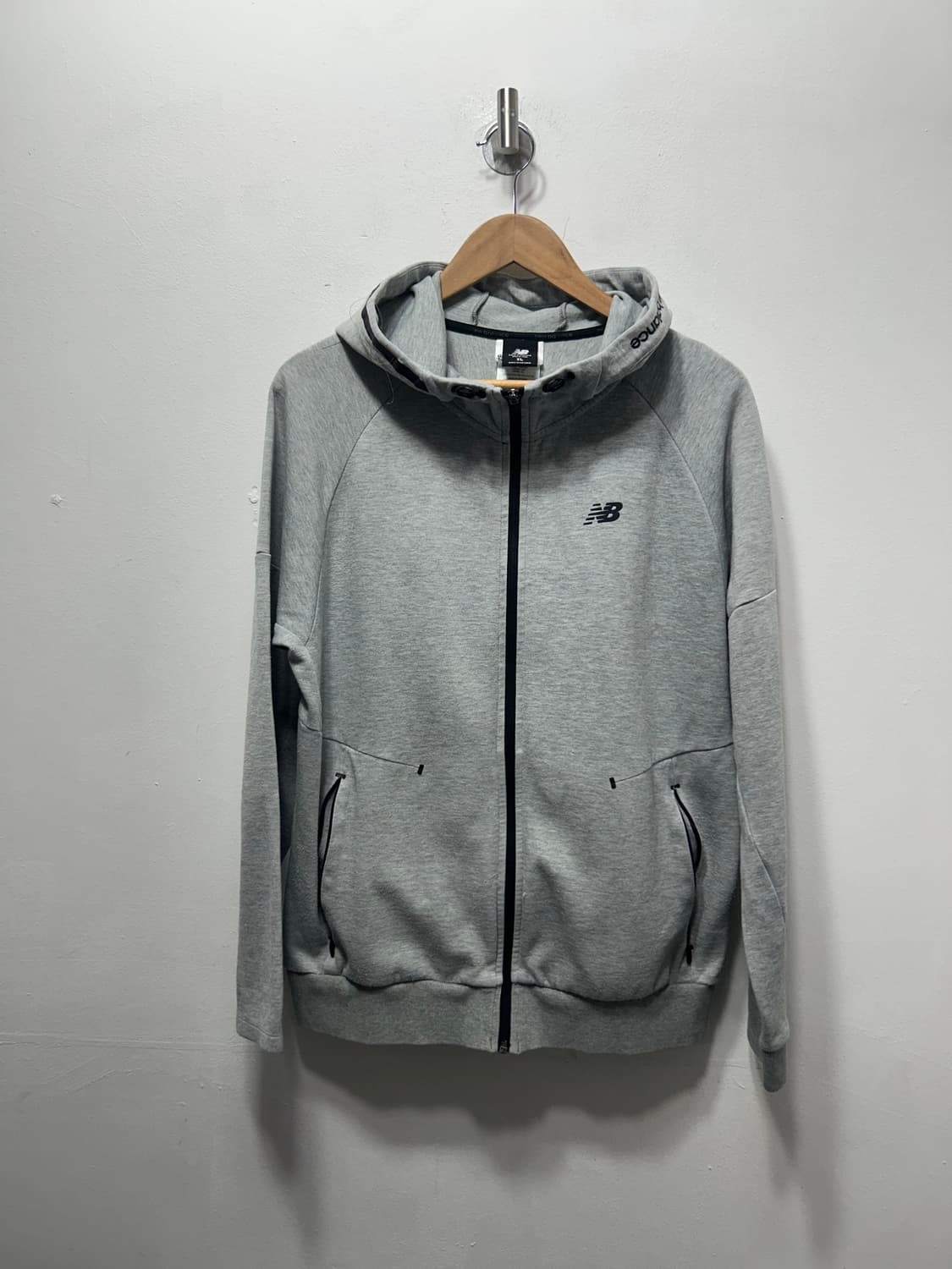 뉴발란스 그레이 공용 후드집업 XL  상품이미지1