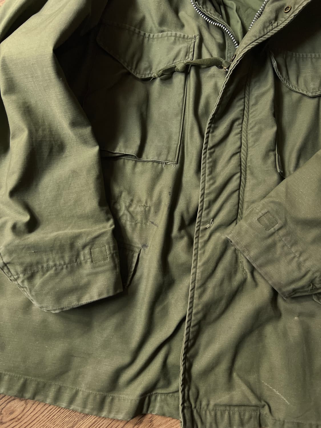 [M]70's 오리지널 U.S ARMY 2세대 M65 필드자켓 상품이미지5