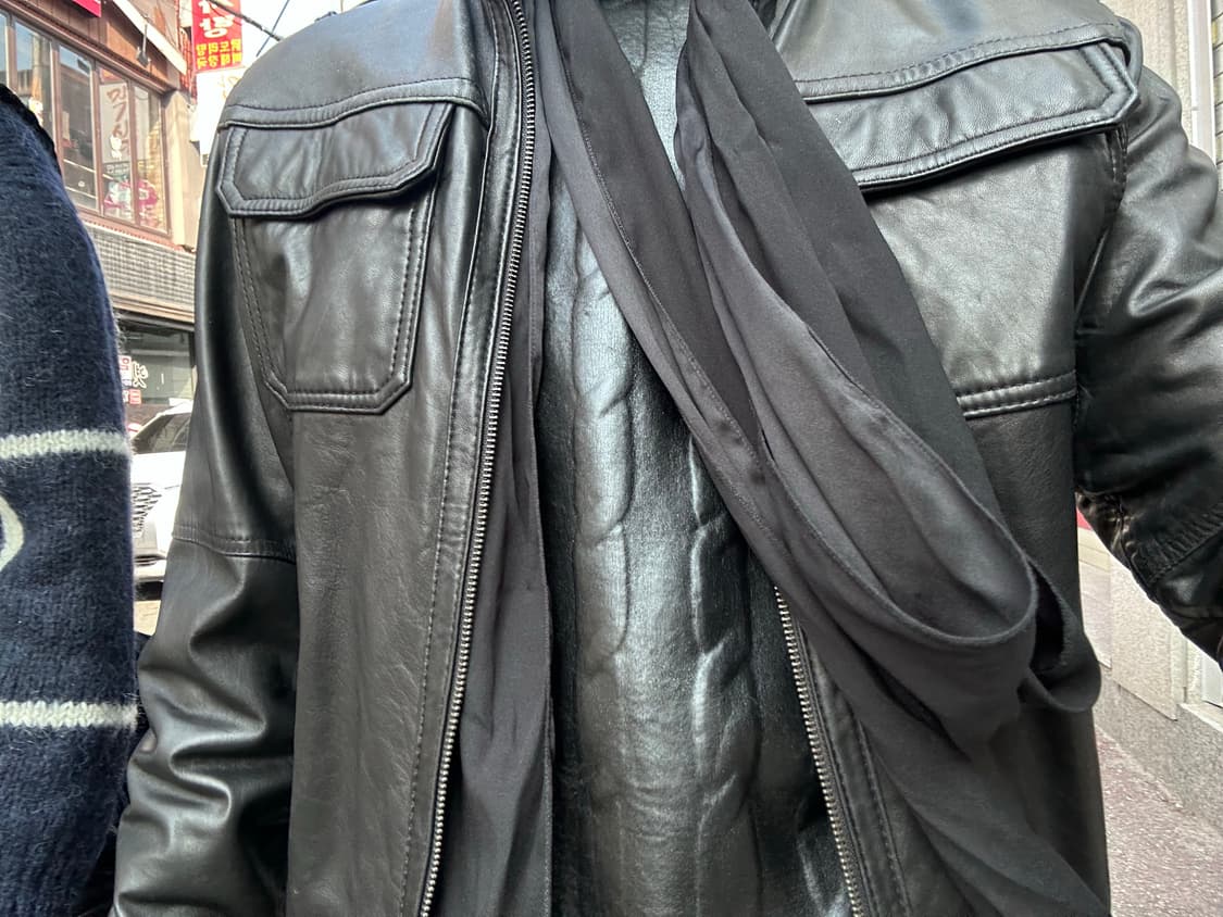 CK 레더 자켓 상품이미지1