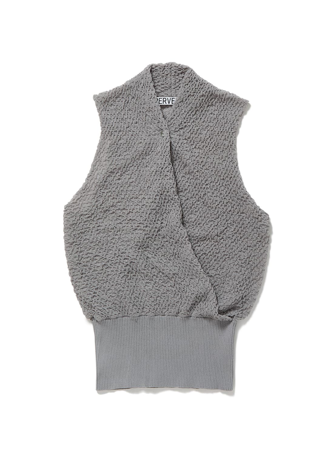 [F]퍼버즈 26ss Shirring 시어 니트/그레이 상품이미지3