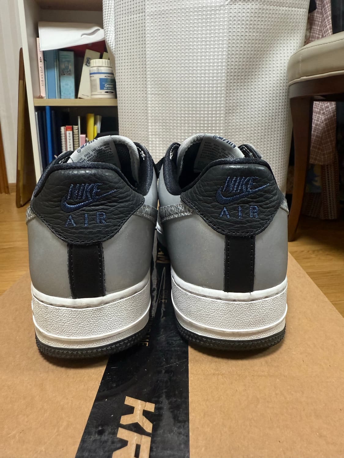 255) 나이키 에어포스1 B 실버스네이크 상품이미지5