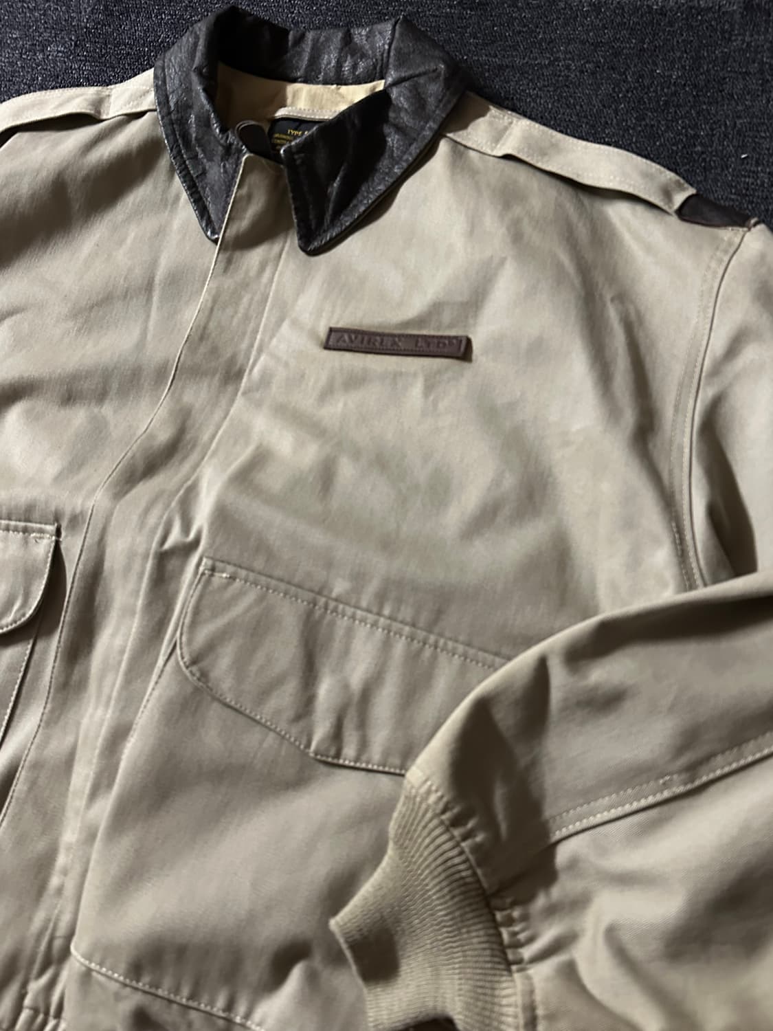 80s 아비렉스 LTD. TYPE A-2 U.S.A 빈티지 플라이트 자켓 상품이미지6