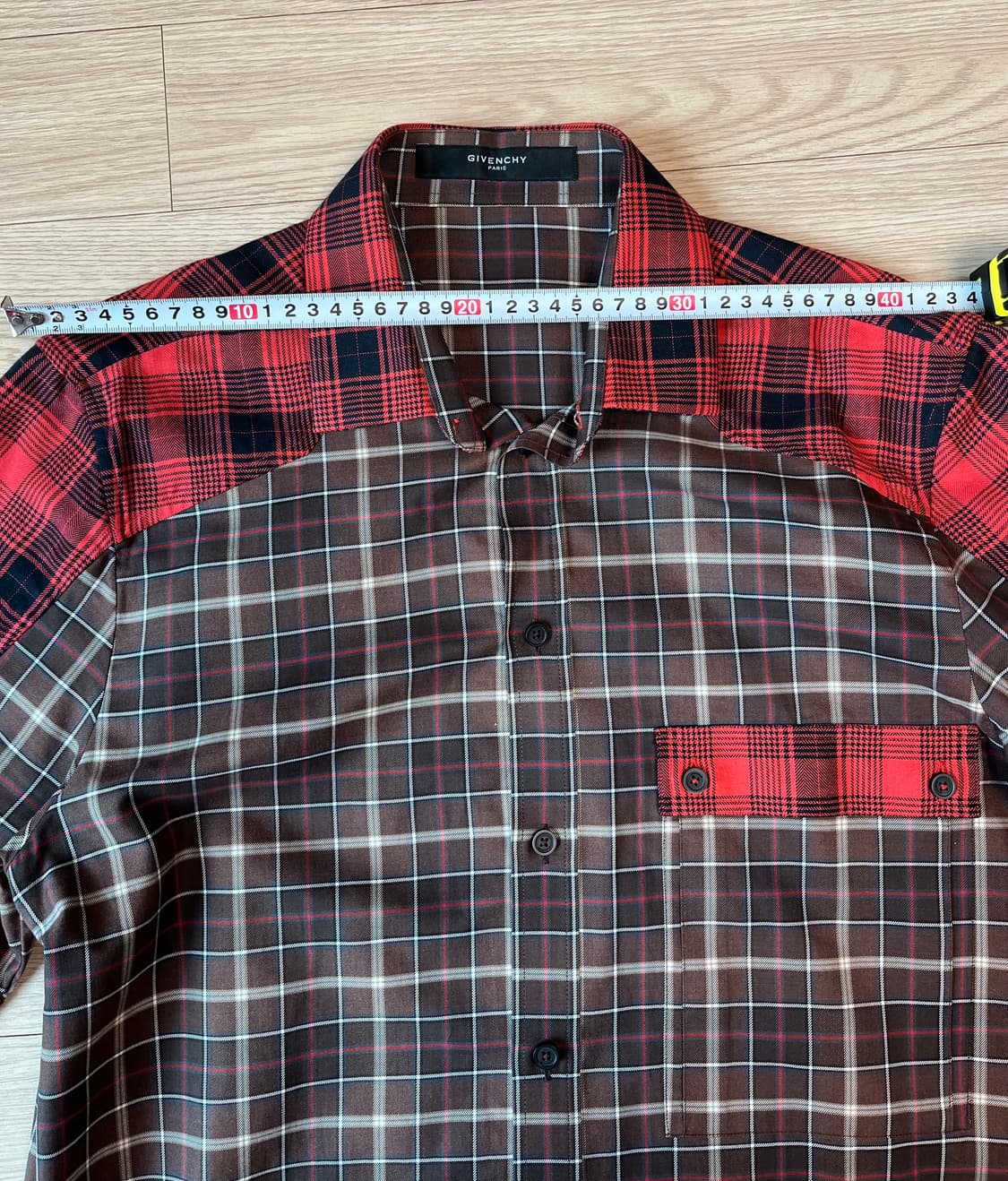 Givenchy 체크 셔츠 40사이즈(L~XL) 정품 상품이미지7