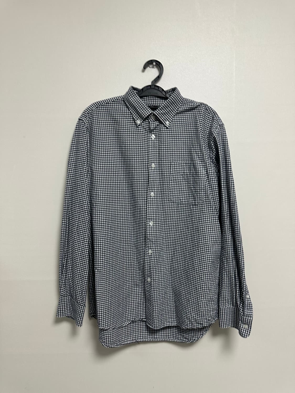 Muji 체크 셔츠 상품이미지1