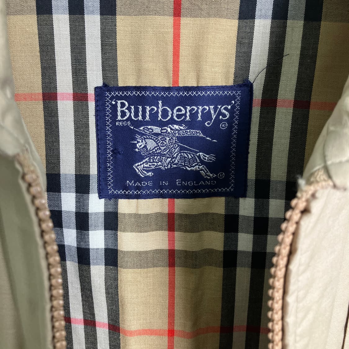 버버리 베이지 코튼 블루종 자켓 상품이미지3