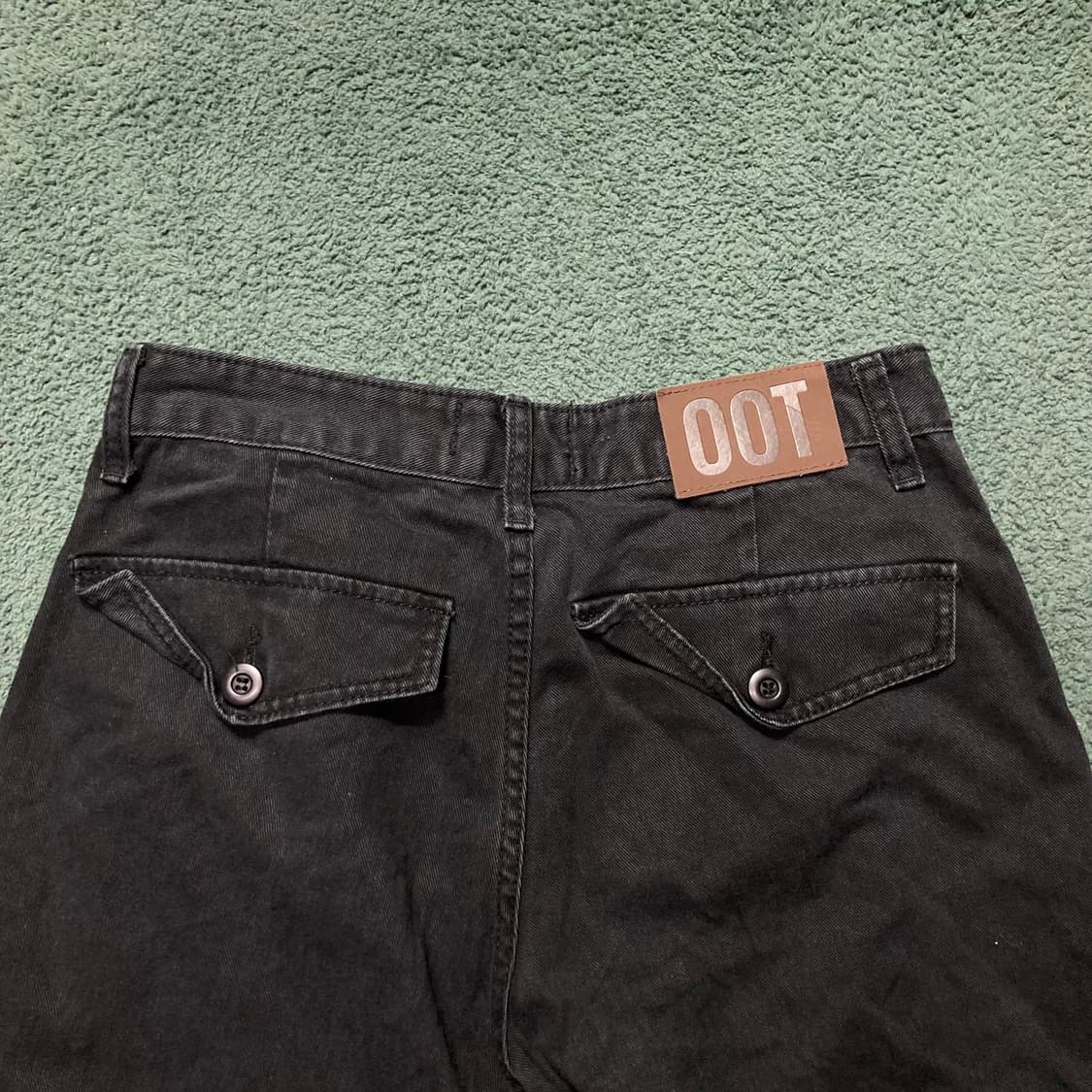 ootj 블랙 와이드 카고팬츠 상품이미지4