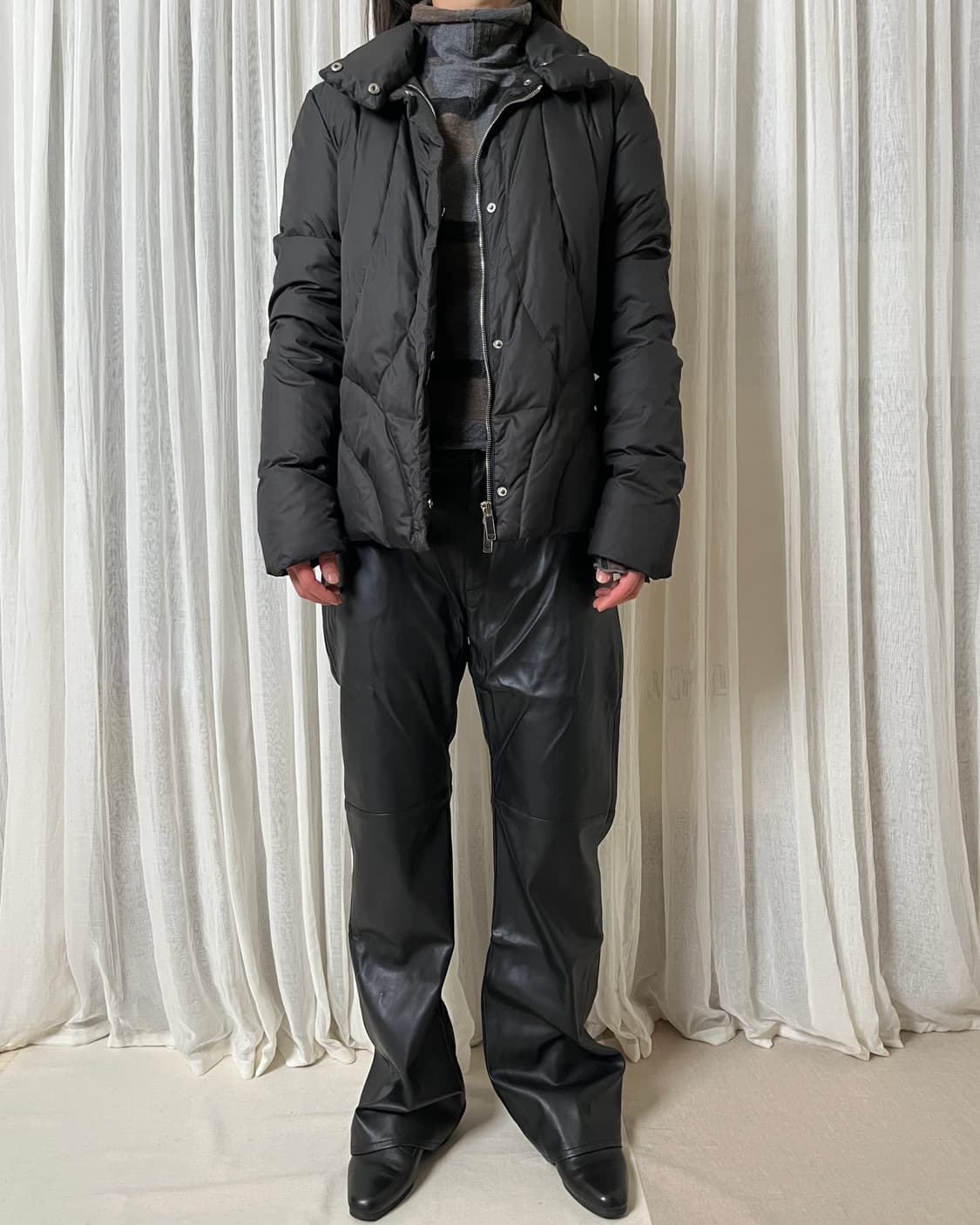 알마니 커브 퀼팅자켓 emporio armani puffer 패딩 상품이미지8