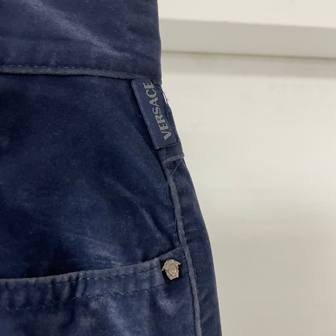 베르사체 네이비 팬츠 33 상품이미지5