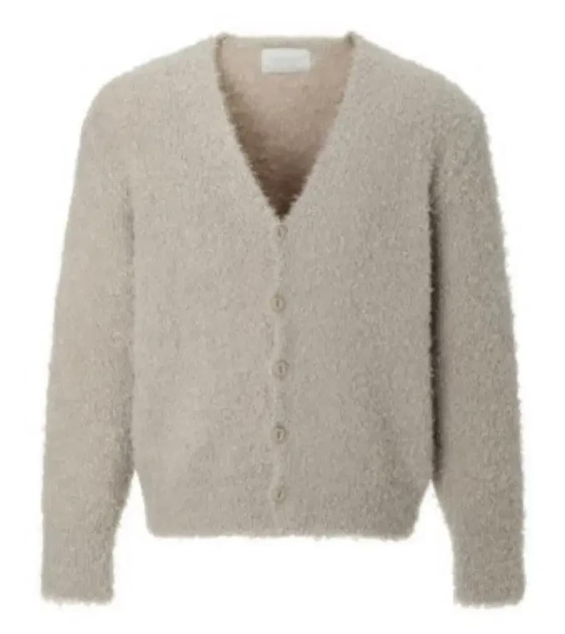 쓰리타임즈 푸들 가디건 베이지 상품이미지1