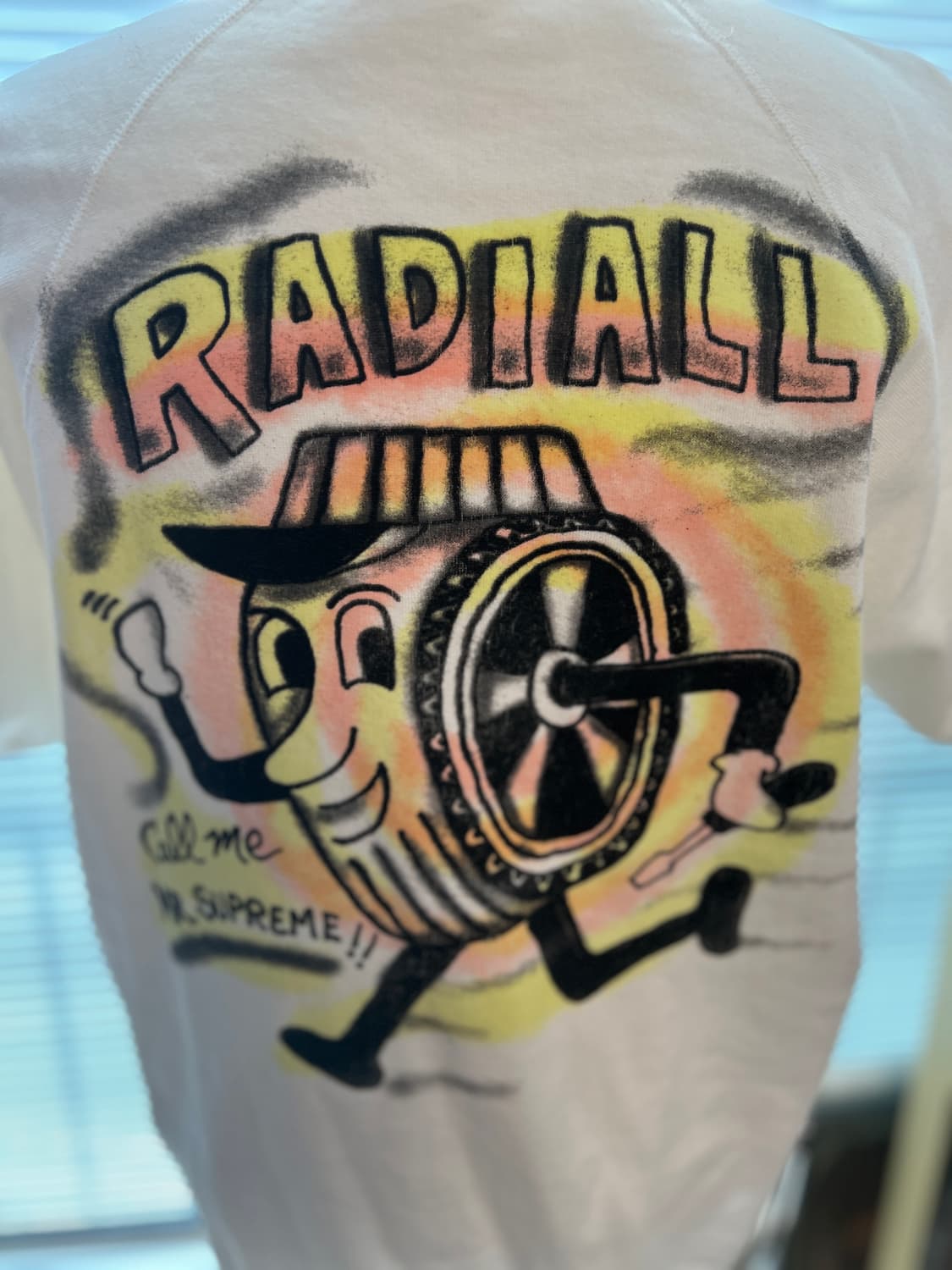 RADIALL 에어브러시 그래픽 반팔 맨투맨 상품이미지1