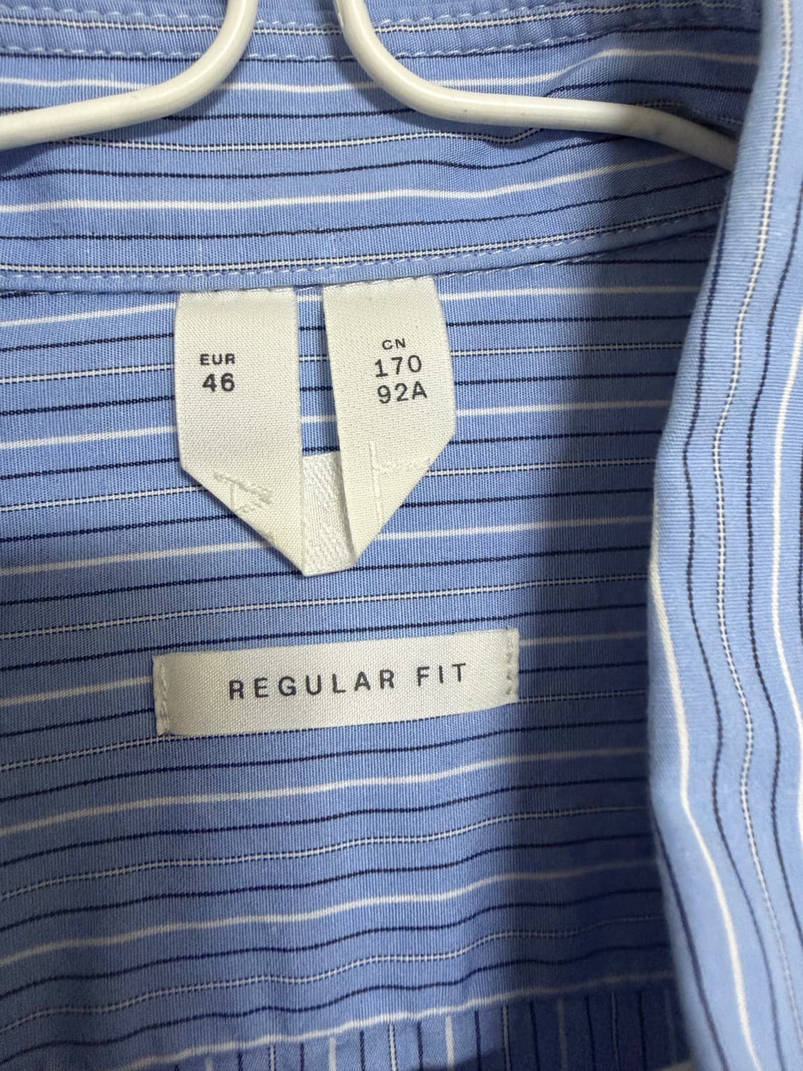 아르켓 스트라이프 셔츠 46사이즈 상품이미지2