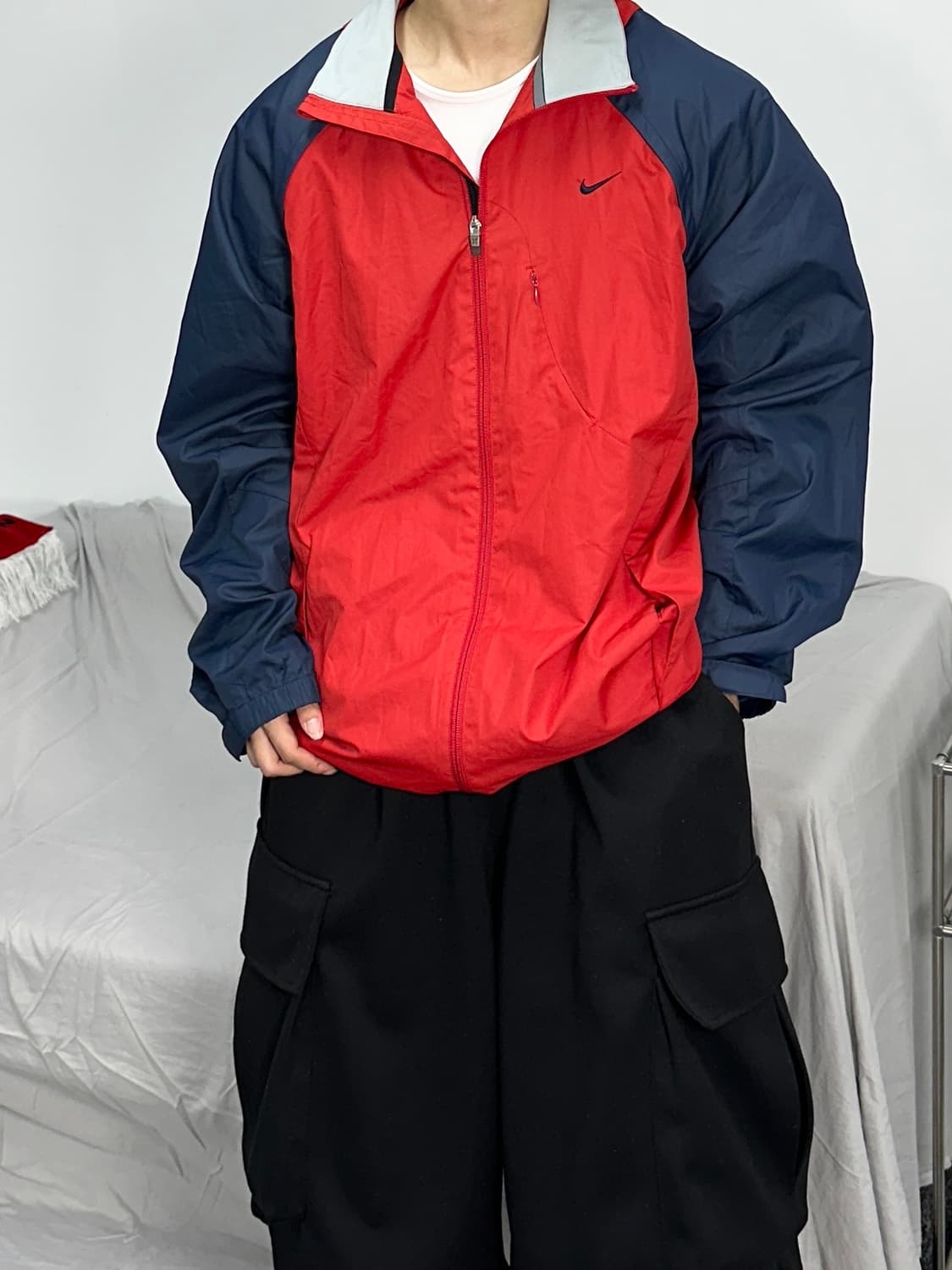나이키 00s 올드스쿨 배색 바람막이 2XL 상품이미지2