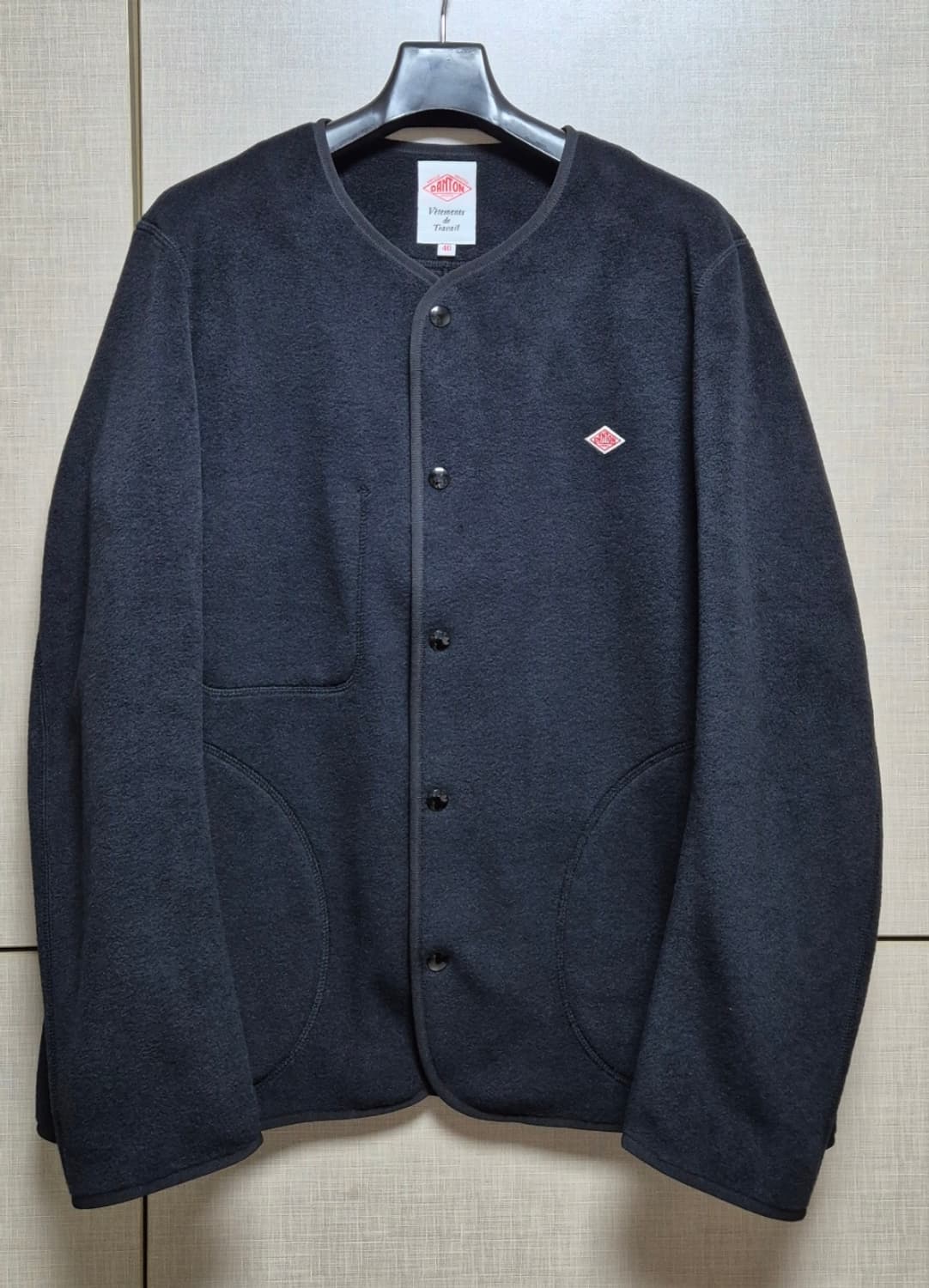 단톤 후리스 자켓 블랙 상품이미지4