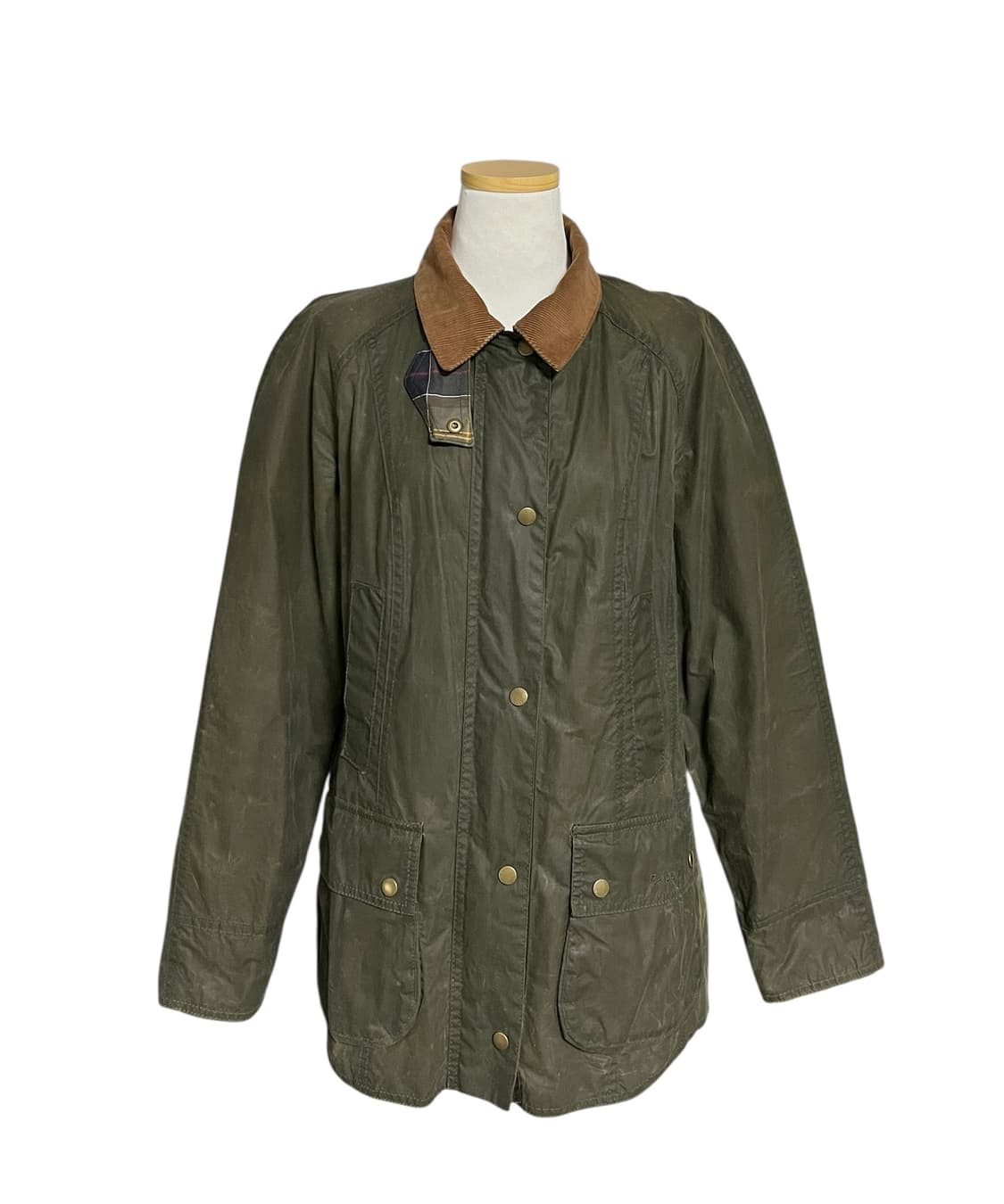 바버 라이트웨이트 4oz 왁스 자켓 UK 10 여성 상품이미지2