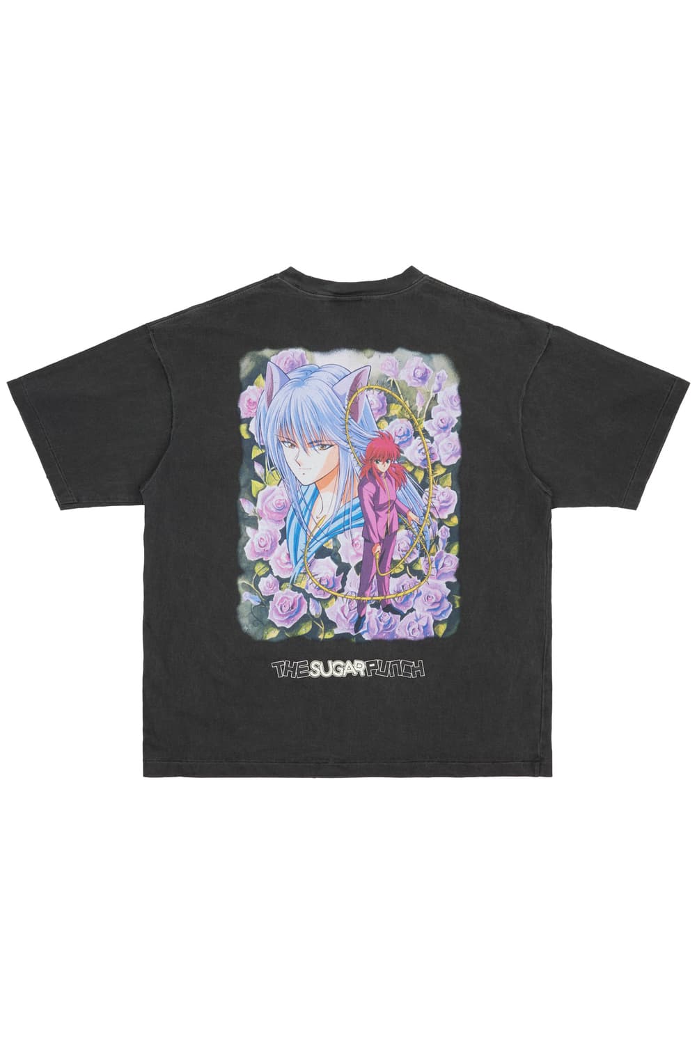 새상품 슈가펀치 유유백서 쿠라마 블랙 숏슬리브 M/L 상품이미지1