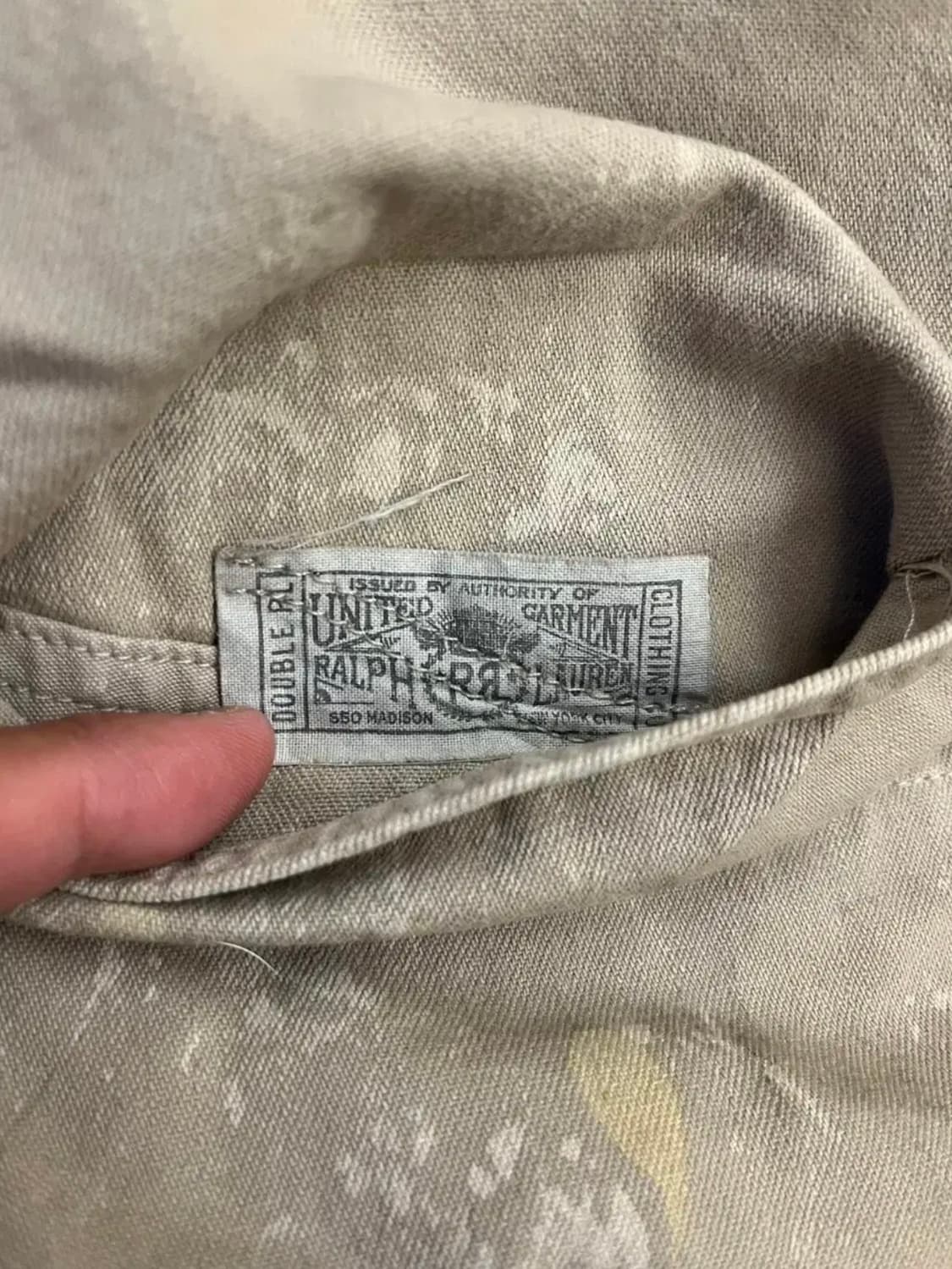 RRL PAINTED DOUBLE KNEE OVERALL 상품이미지7